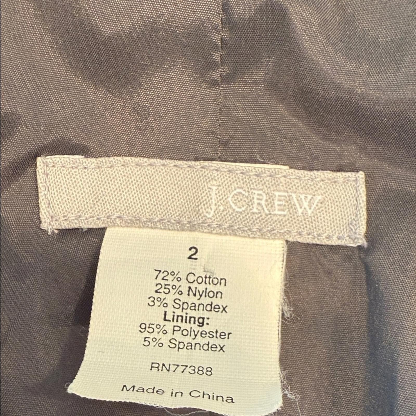 J.Crew J. Crew Classic Grey Blazer V Neck pockets lined button SZ 2 Size XS / US 0-2 / IT 36-38 - 8 Thumbnail