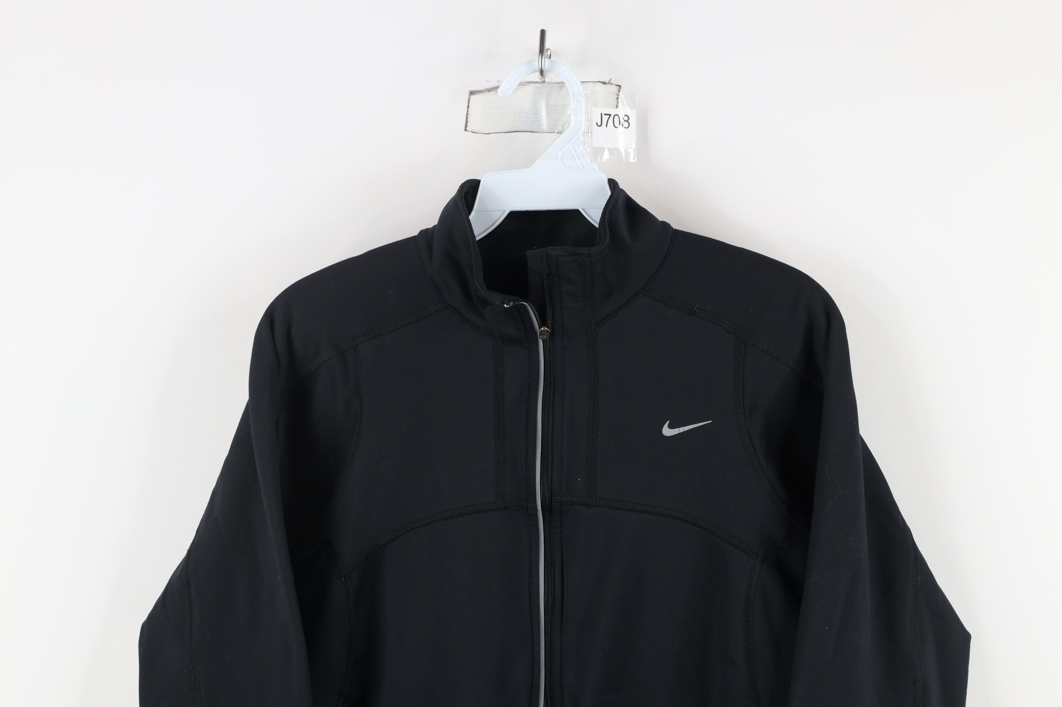 Nike × Vintage Vintage Nike Scott Mini Swoosh Reflective Full Zip Jacket Size S / US 4 / IT 40 - 2 Thumbnail