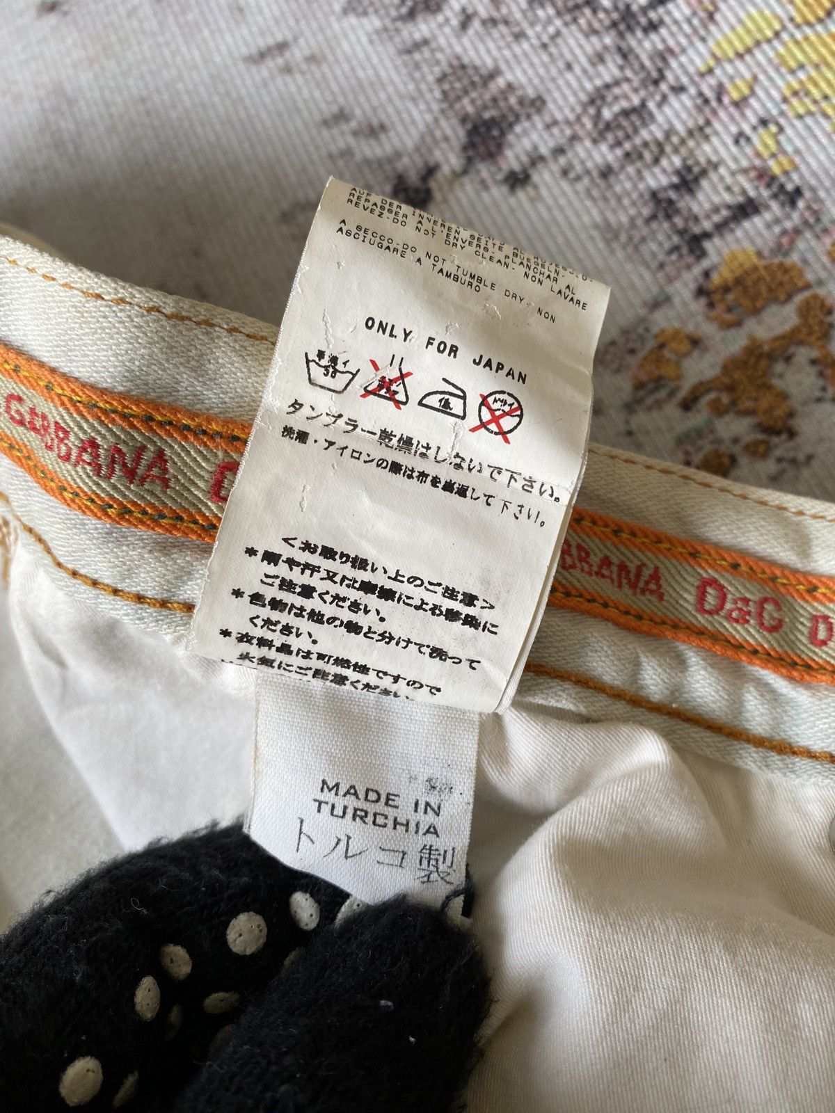 Dolce & Gabbana Dolce & Gabbana Rusty Distressed Bleached Denim Size US 33 - 23 Thumbnail