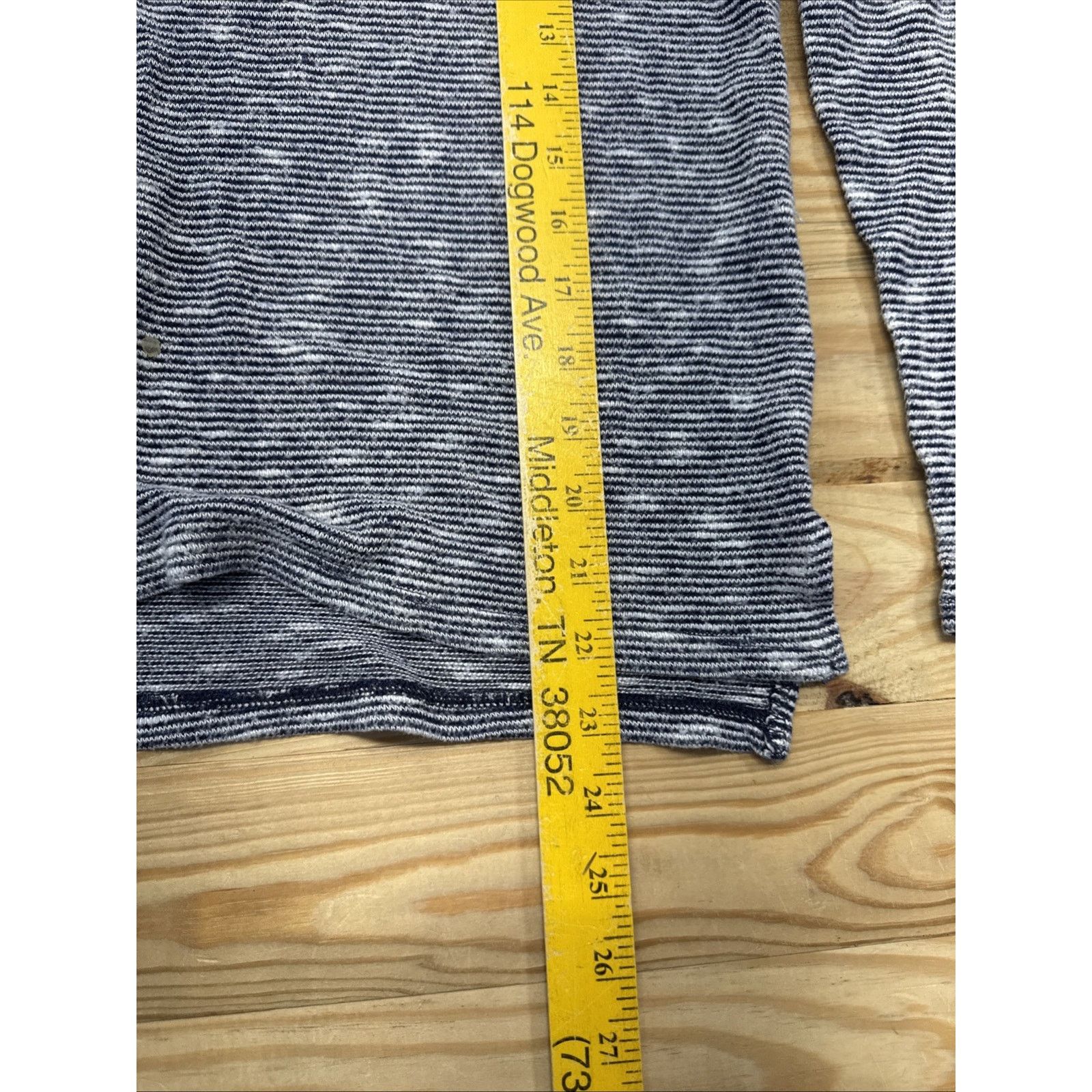 Gap GAP Sport Gray And Black Striped Sweatshirt Women’s Size L Size L / US 10 / IT 46 - 5 Thumbnail