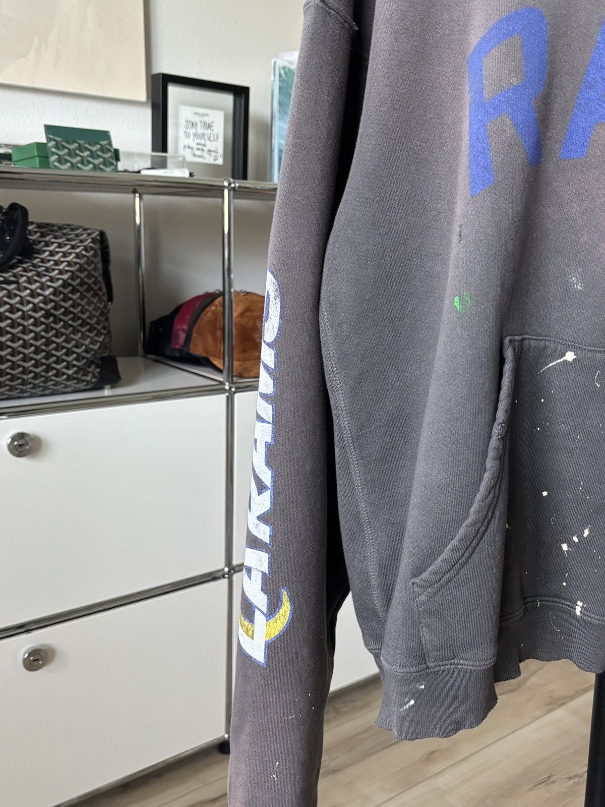 Gallery Dept. 🏈 LA RAMS DISTRESSED PAINTER HOODIE Size US M / EU 48-50 / 2 - 5 Thumbnail