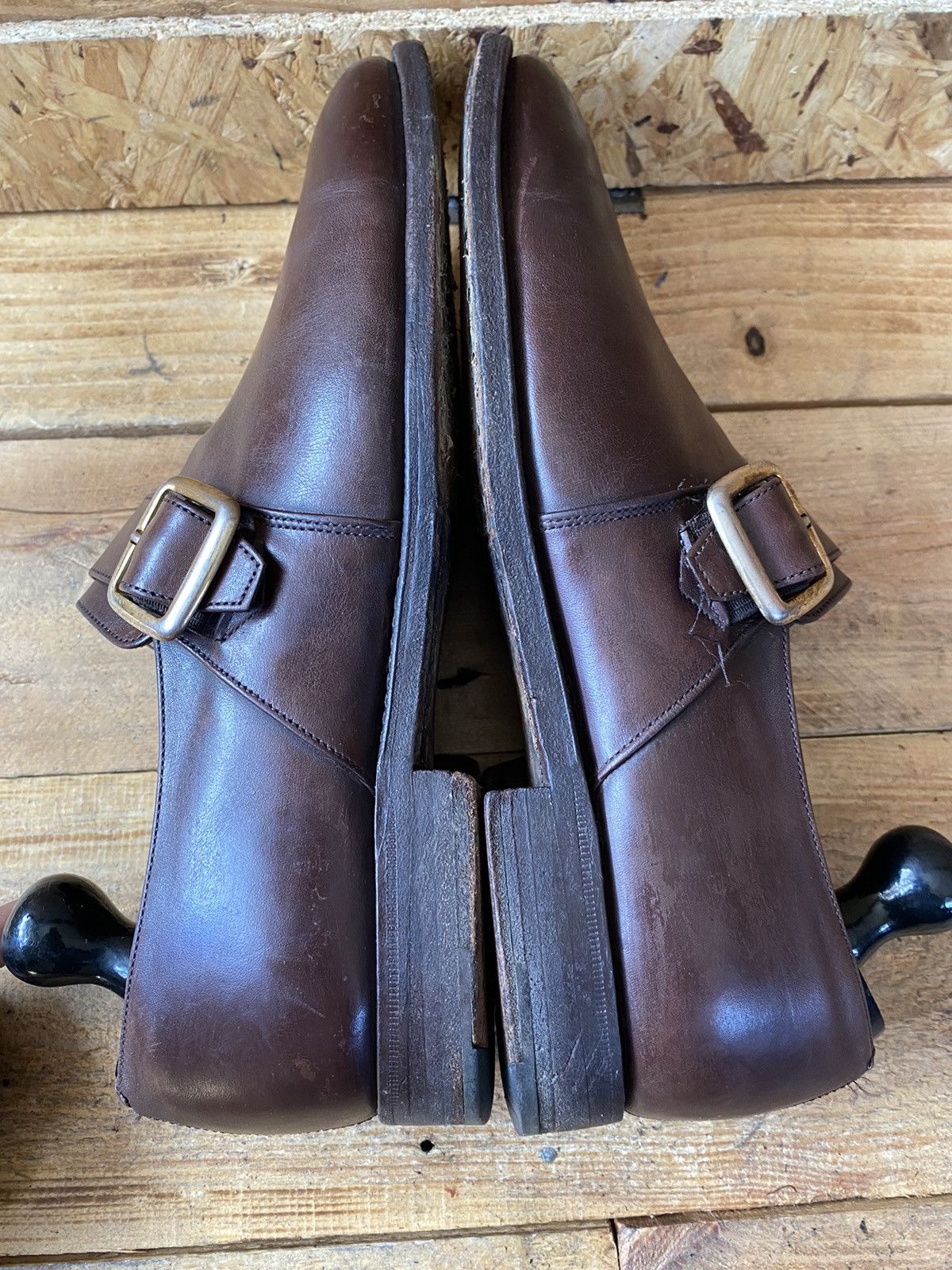 Church's Church’s monk strap brown leather dress shoes sz uk7 Size US 8 / EU 41 - 12 Thumbnail