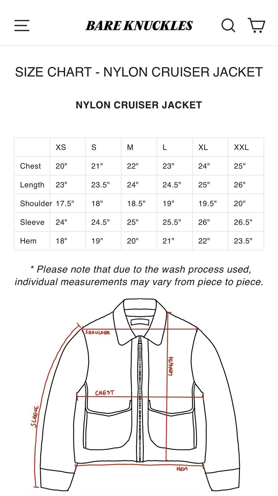 Bare Knuckles Bare Knuckles Nylon Cruiser Jacket Size US XL / EU 56 / 4 - 4 Thumbnail