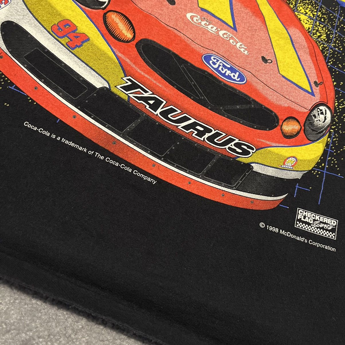 NASCAR Vintage 90s NASCAR Bill Elliott McDonalds Racing Graphic Tee Size US L / EU 52-54 / 3 - 6 Thumbnail