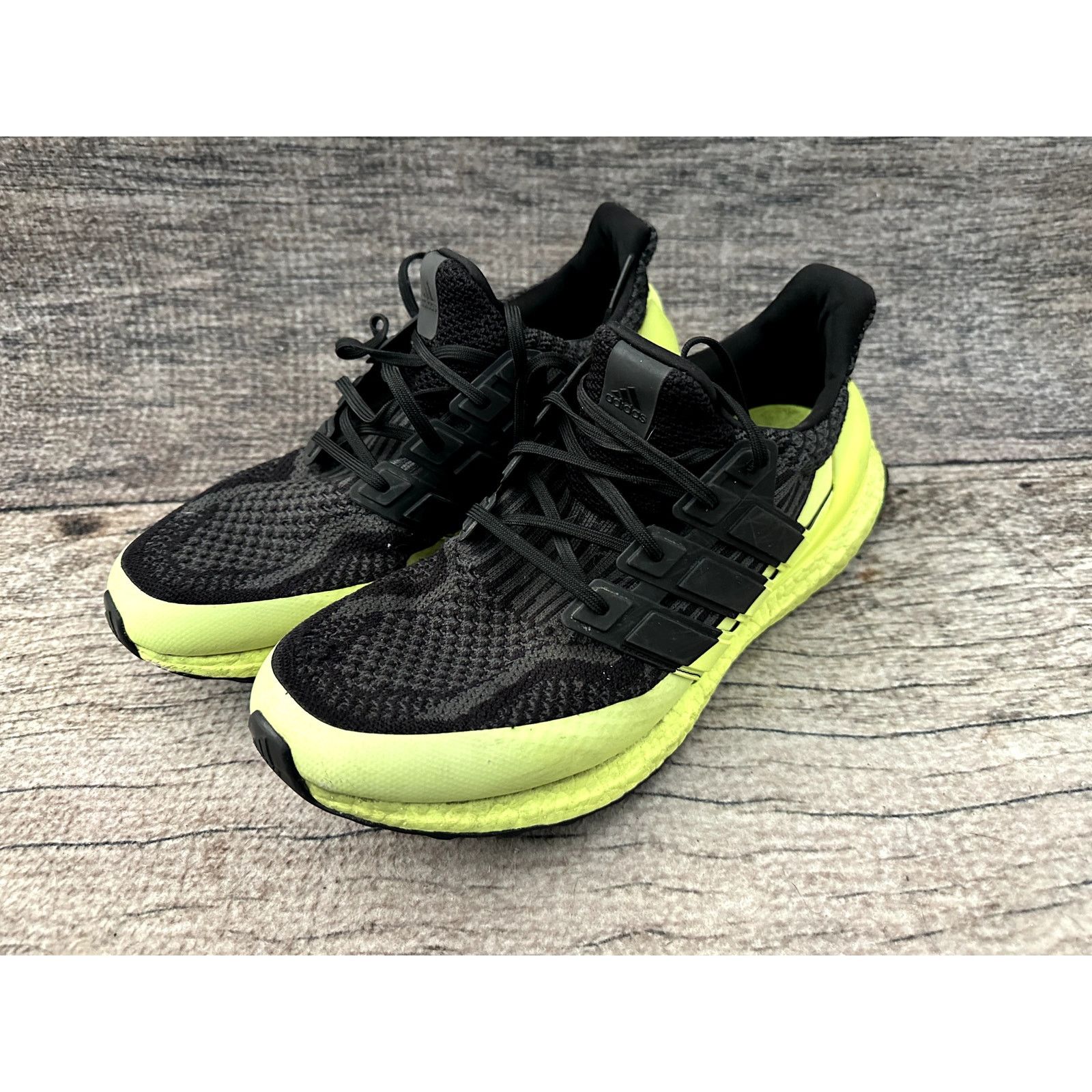 Adidas Adidas Ultraboost 5.0 Dna Black Solar Yellow Shoes Mn H68071 Size US 12 / EU 45 - 1 Thumbnail