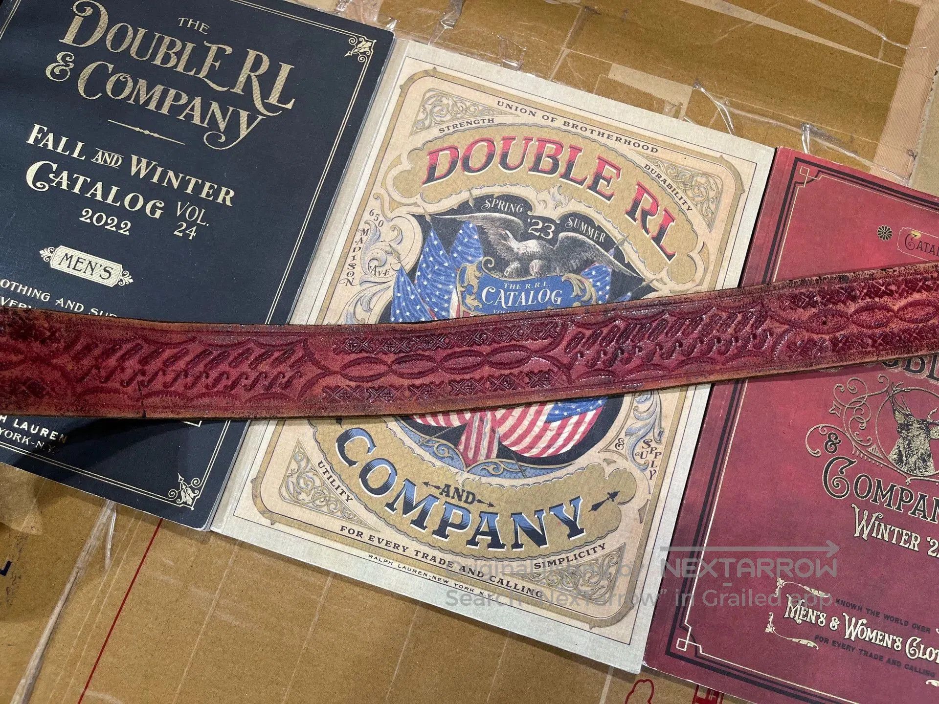 RRL Ralph Lauren vintage double rl ralph lauren belt. Size ONE SIZE - 6 Thumbnail