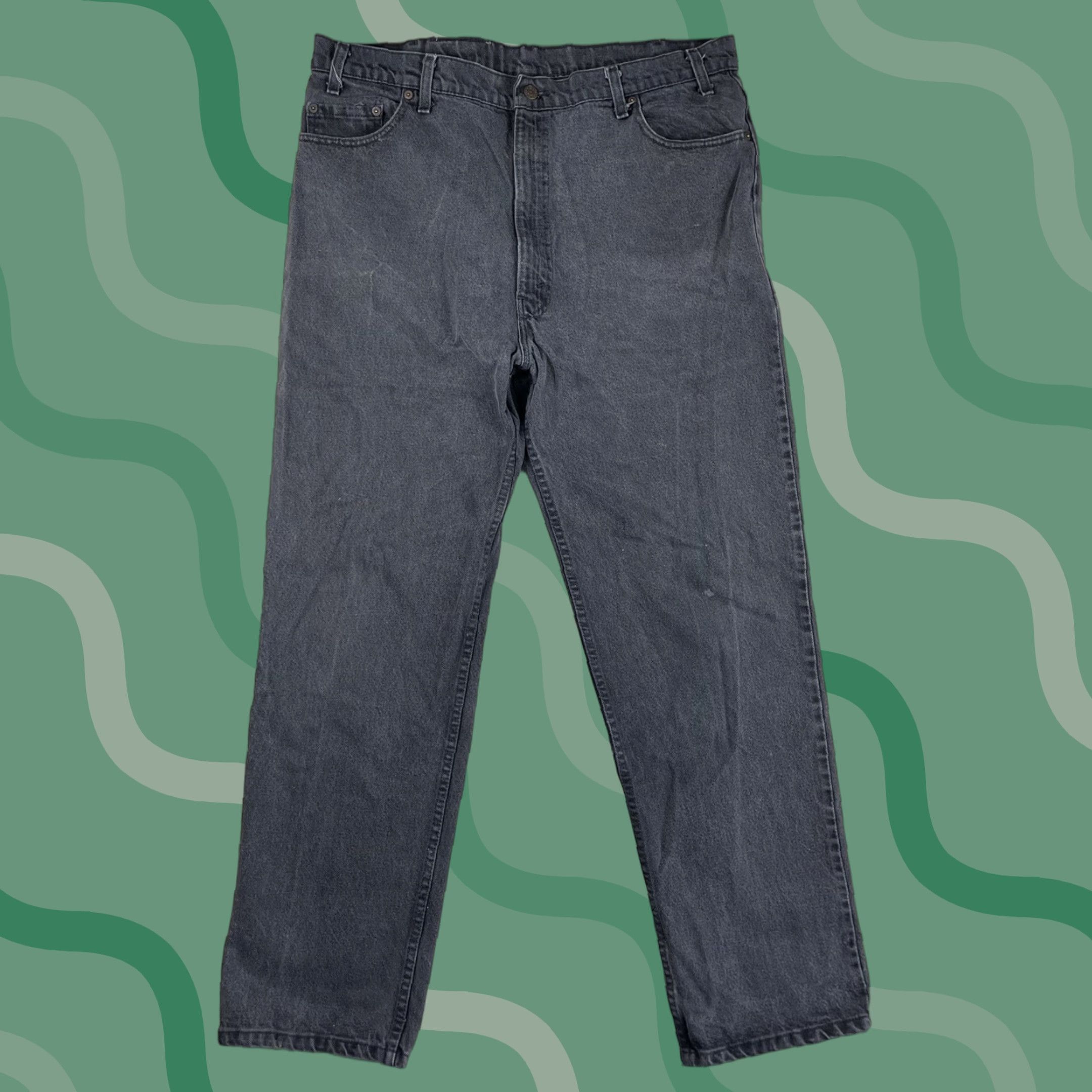 Levi's VINTAGE Levi's 540 Jeans Mens Regular 36-38 Black Denim USA Made 90s Size US 36 / EU 52 - 1 Thumbnail