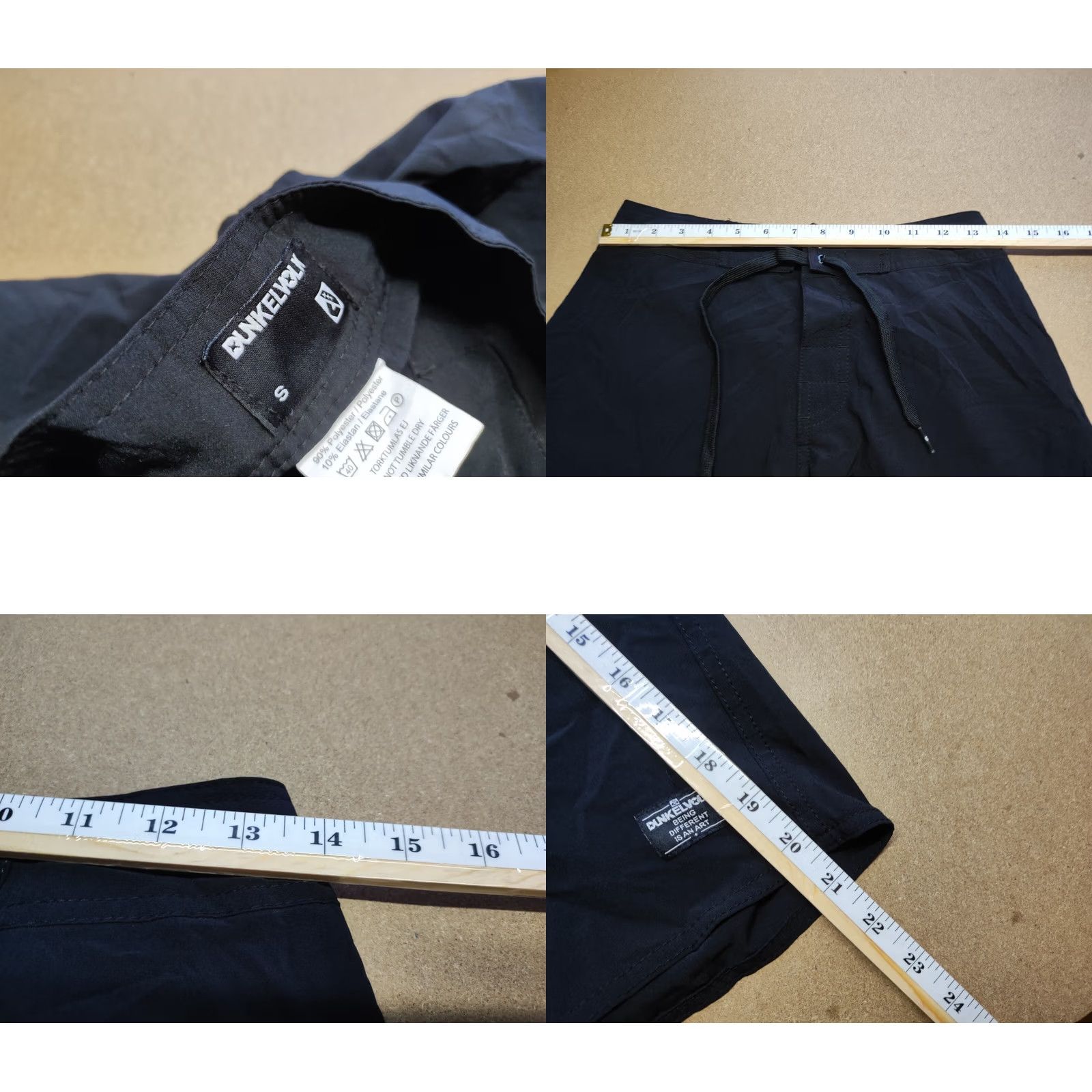 Vintage Dunkelvolk Shorts Mens Athletic Shorts Mens Size S Black Run Dry Drawstring Size US 28 / EU 44 - 8 Thumbnail