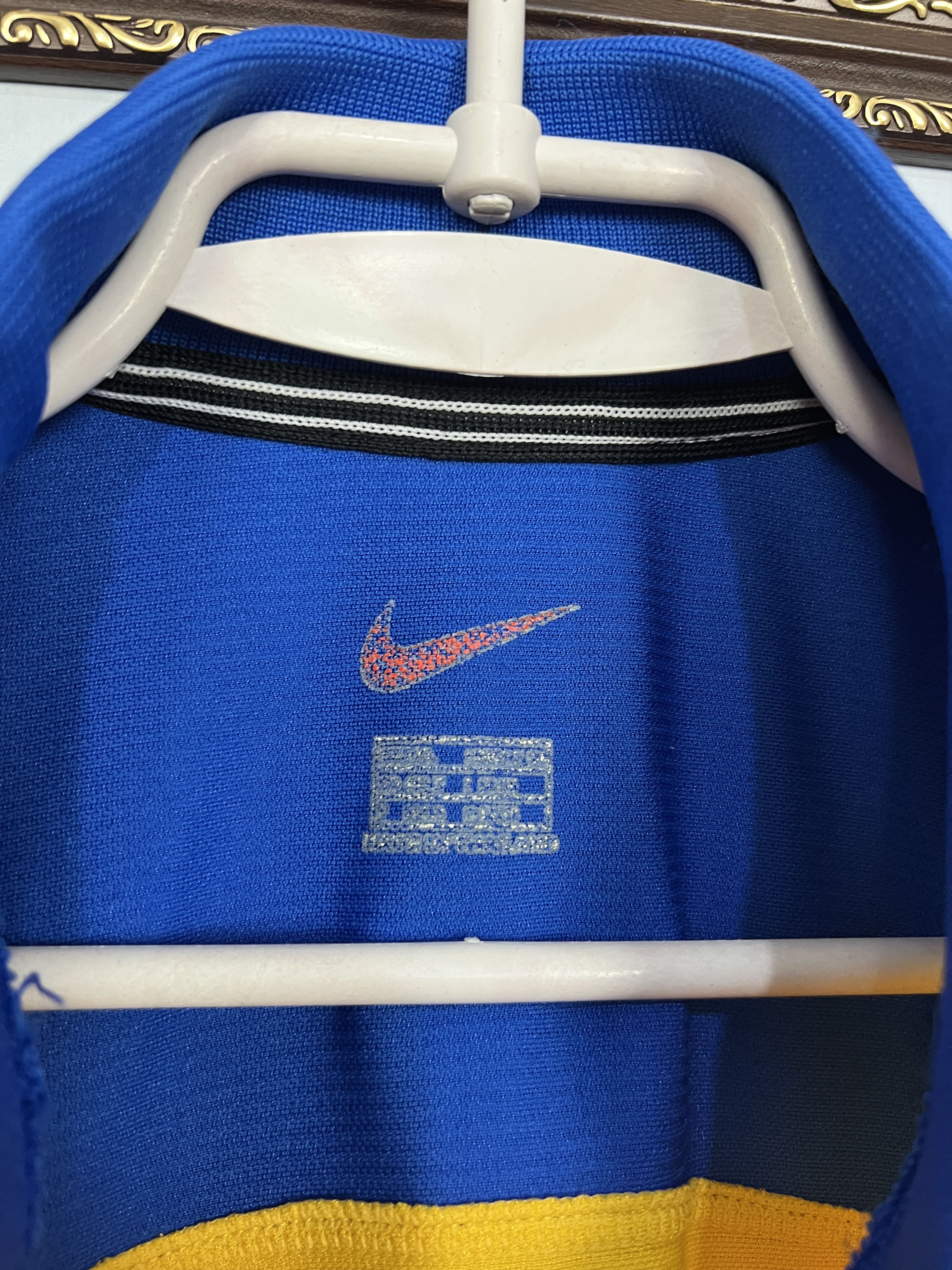 Nike Vintage Football Template Shirt Soccer Long Sleeve Jersey Size US XXL / EU 58 / 5 - 8 Thumbnail
