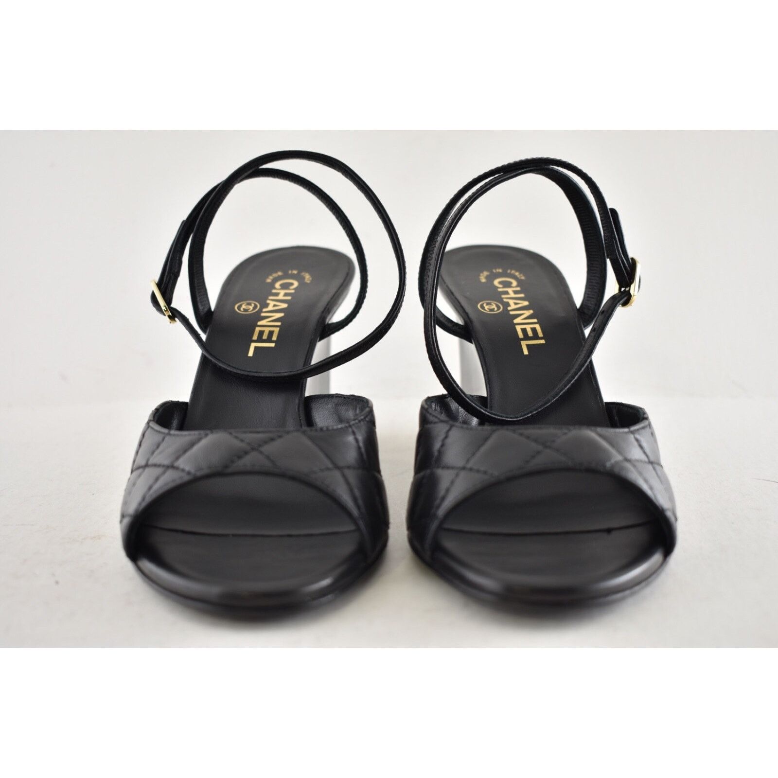 Chanel Chanel 24C Black Quilted Lambskin CC Crystal Logo Ankle Size US 8 / IT 38 - 6 Thumbnail