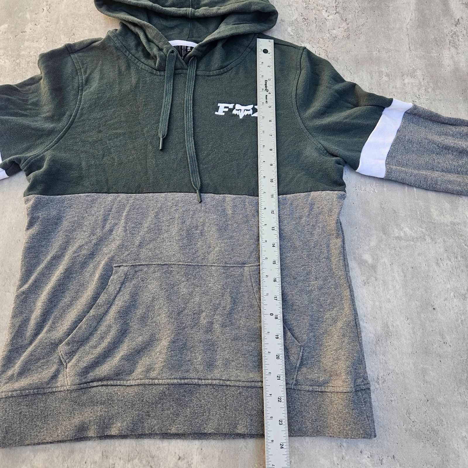 Fox Racing Fox Sports Racing Hoodie Men's Medium Green and Grey Size US M / EU 48-50 / 2 - 6 Thumbnail
