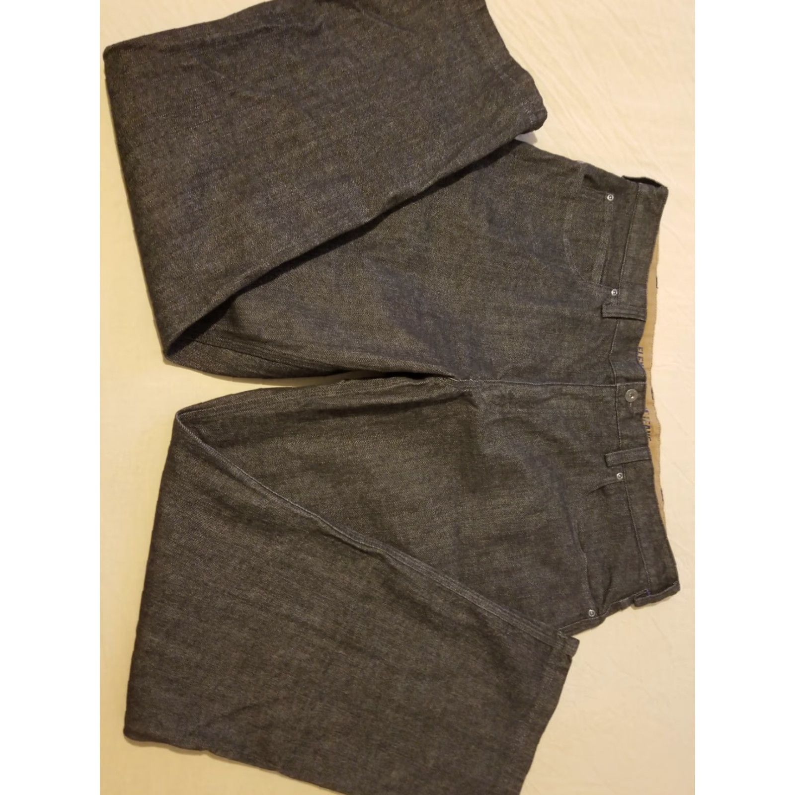 Denime Duluth Trading Jeans Mens 42x32 Black Relaxed Straight Denim Pants Size US 42 / EU 58 - 4 Thumbnail