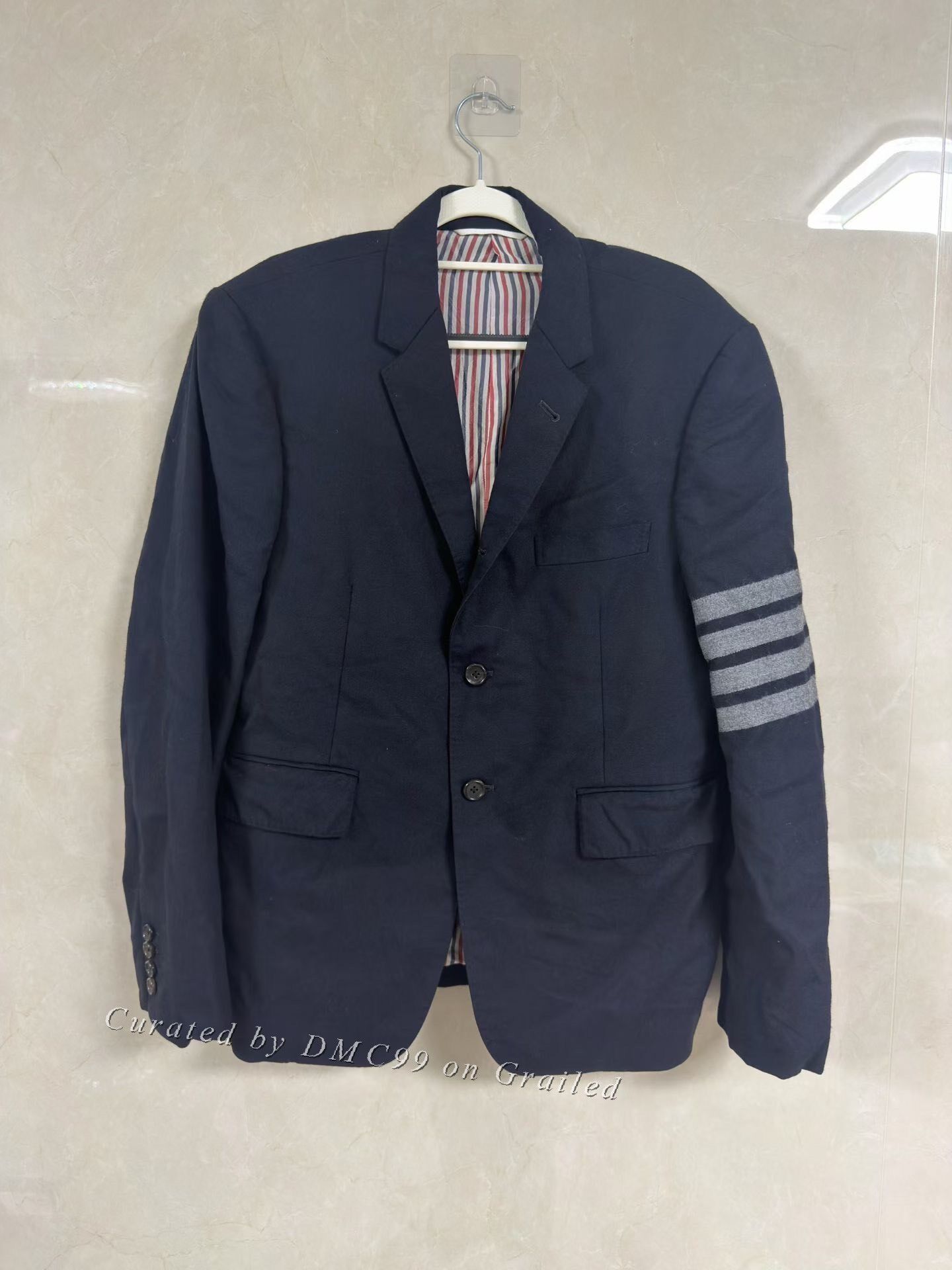 Thom Browne Thom Browne Wool Sleeve Badge Suit Size US M / EU 48-50 / 2 - 1 Thumbnail
