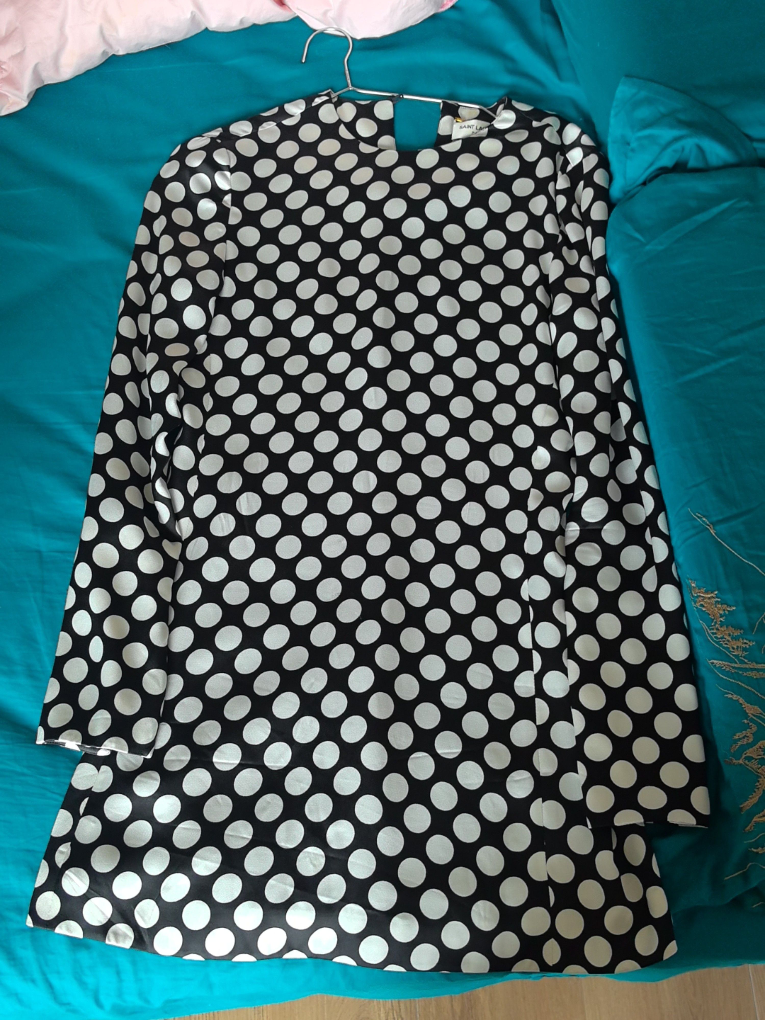 Saint Laurent Paris Saint Laurent Polka Dot Dress Size 36 Size XS / US 0-2 / IT 36-38 - 1 Thumbnail