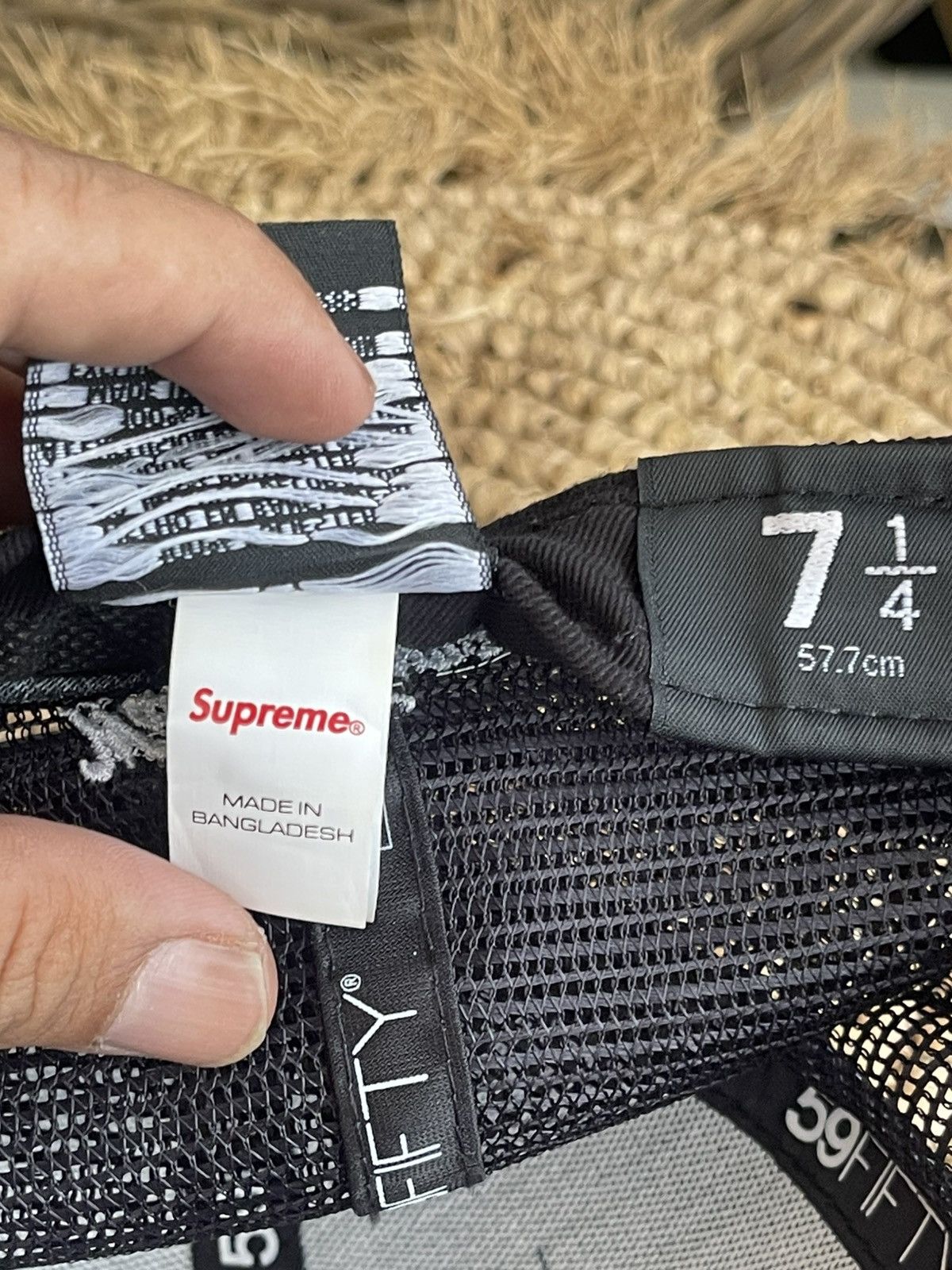 New Era × Supreme SUPREME X NEW ERA TRUCKER CAP 7 1/4 Size ONE SIZE - 7 Thumbnail