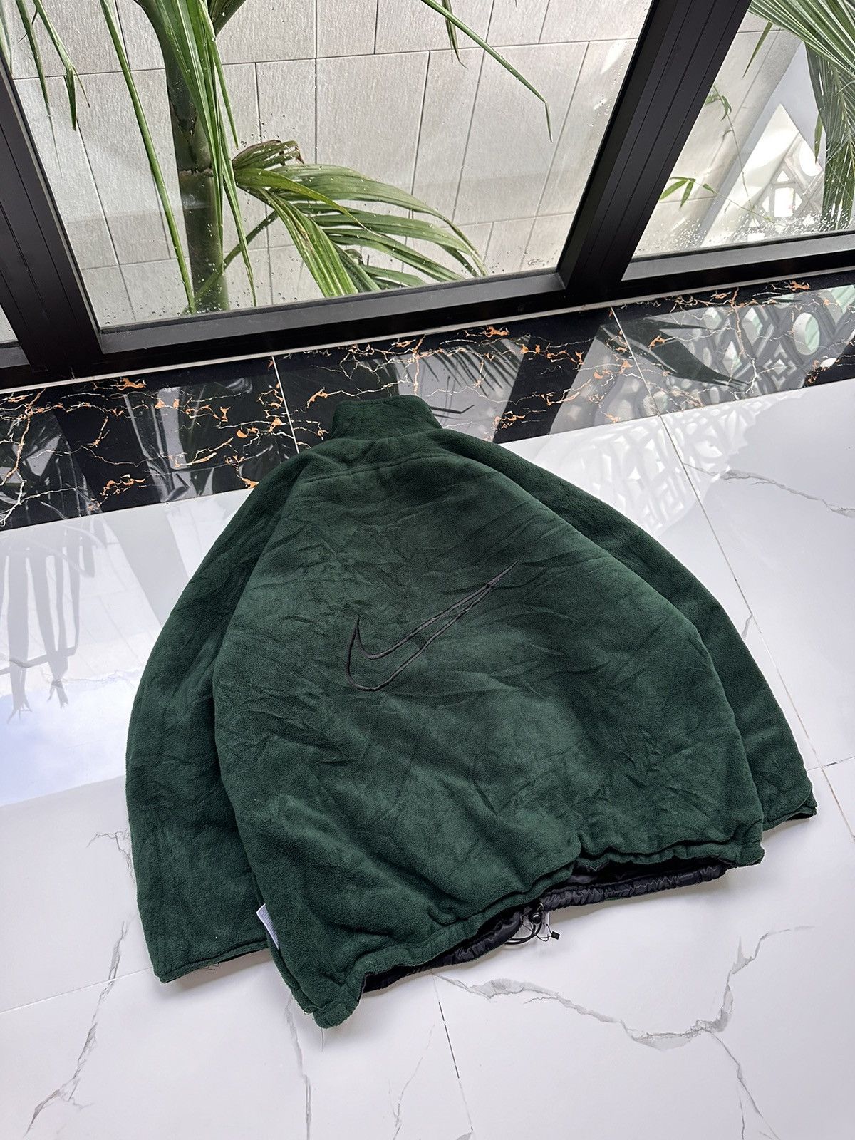 Nike × Vintage RARE! NIKE VINTAGE REVERSIBLE BIG SWOOSH TEDDY SHERPA JACKET Size US XL / EU 56 / 4 - 7 Thumbnail