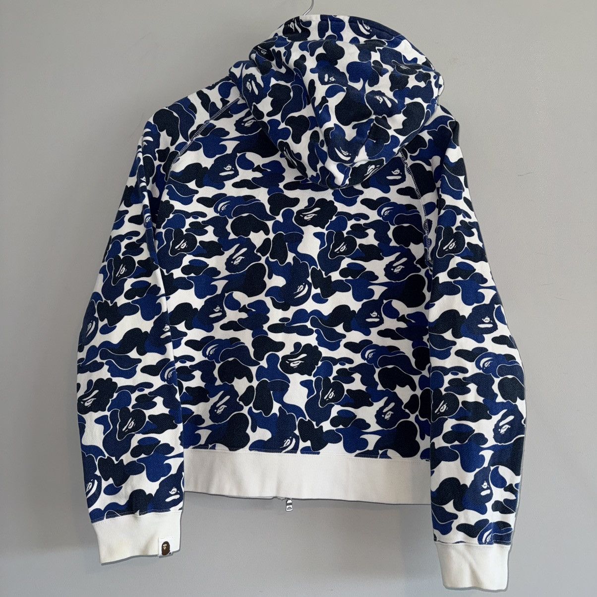 Bape Vintage y2k NFS EXCLUSIVE Blue Camo Full Zip Up Hoodie Size S / US 4 / IT 40 - 5 Thumbnail