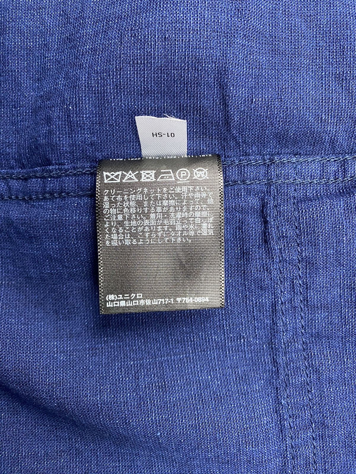Indigo × Japanese Brand × Uniqlo Uniqlo Linen Indigo Long Jacket Size S / US 4 / IT 40 - 7 Thumbnail
