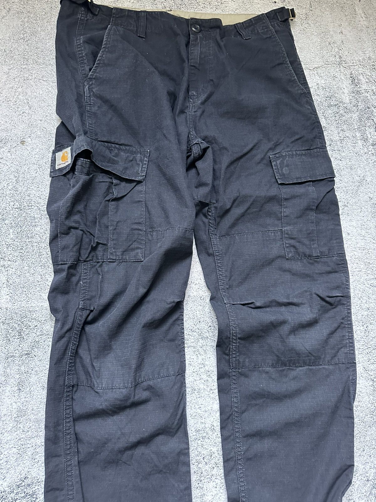 Carhartt Carhartt Cargo Aviation Blue Pants 33x34 Fit Size US 33 - 5 Thumbnail