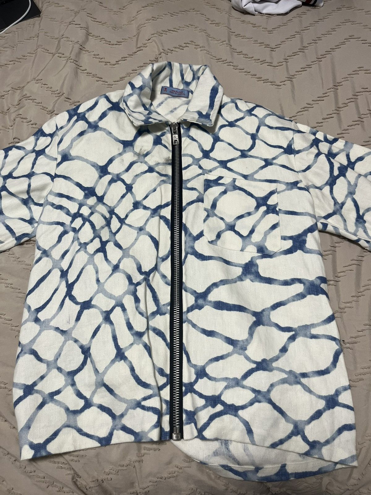 Vale VALELIVES White & Blue Jacket Size US L / EU 52-54 / 3 - 1 Thumbnail