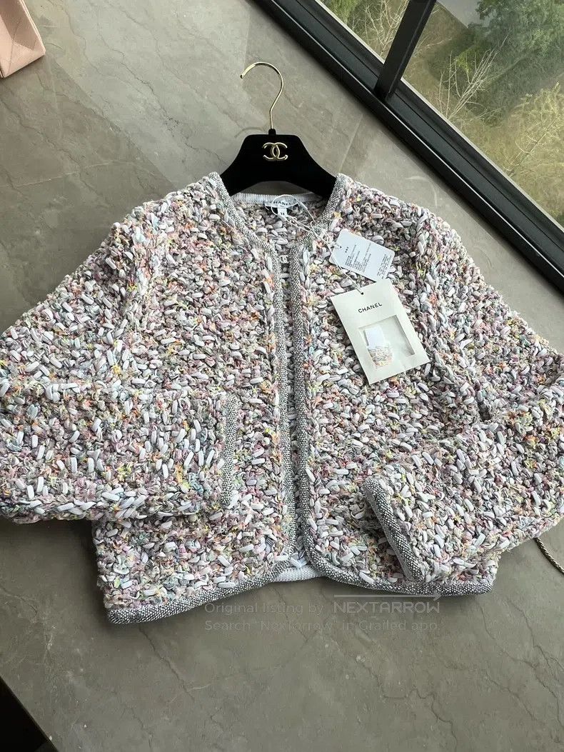 Chanel Chanel 25p super glitter diamond rolled edge cardigan coat Size XS / US 0-2 / IT 36-38 - 1 Thumbnail