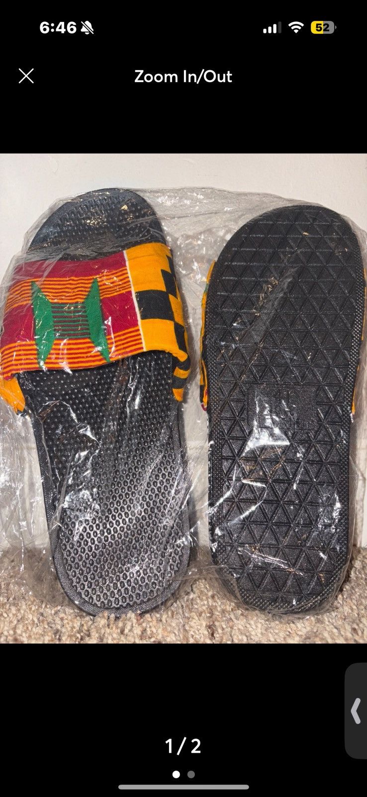 Other African homemade slippers Size US 9.5 / EU 42-43 - 2 Thumbnail