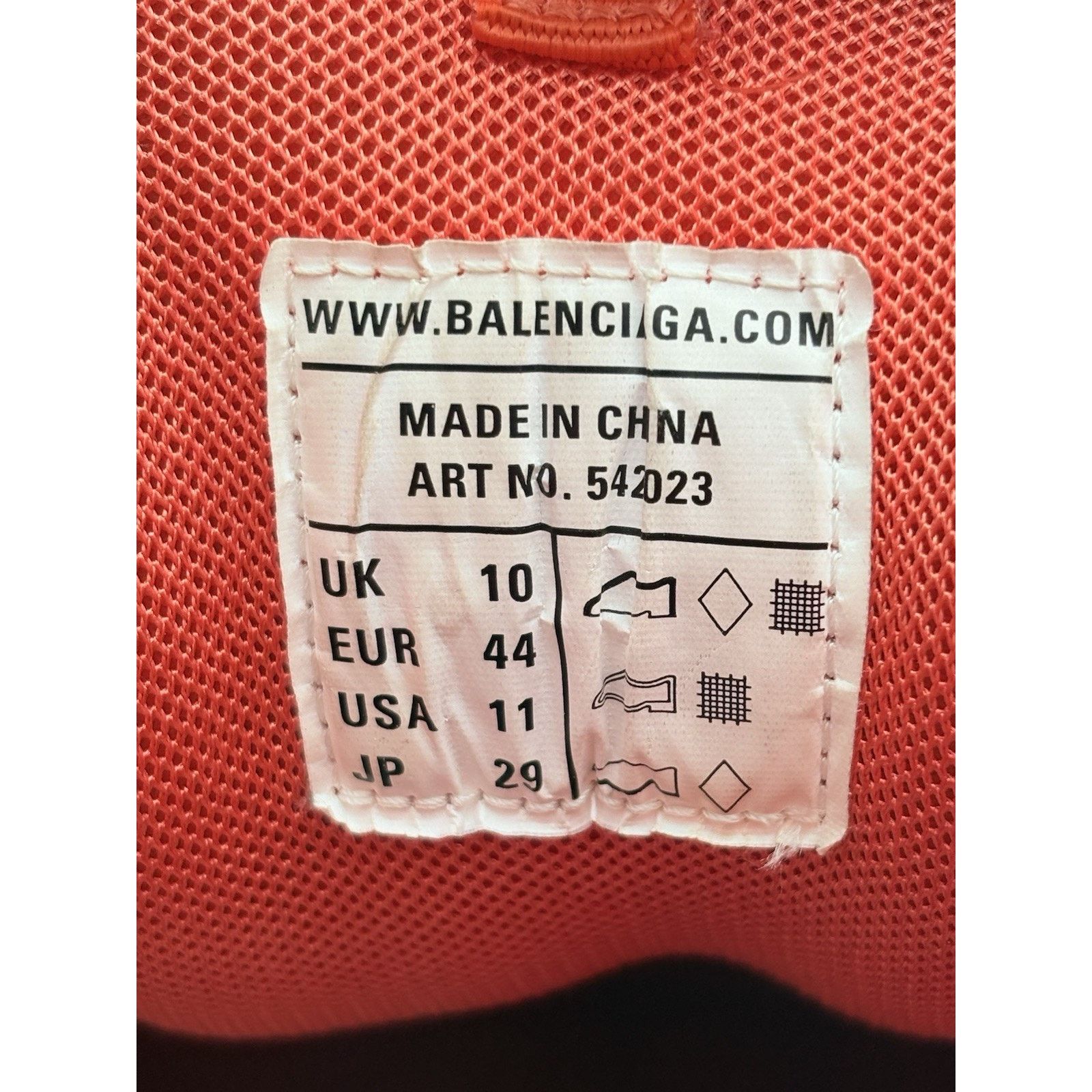 Balenciaga Balenciaga Track Sneaker ' Orange Grey ' | GREAT CONDITION! Size US 11 / EU 44 - 14 Thumbnail