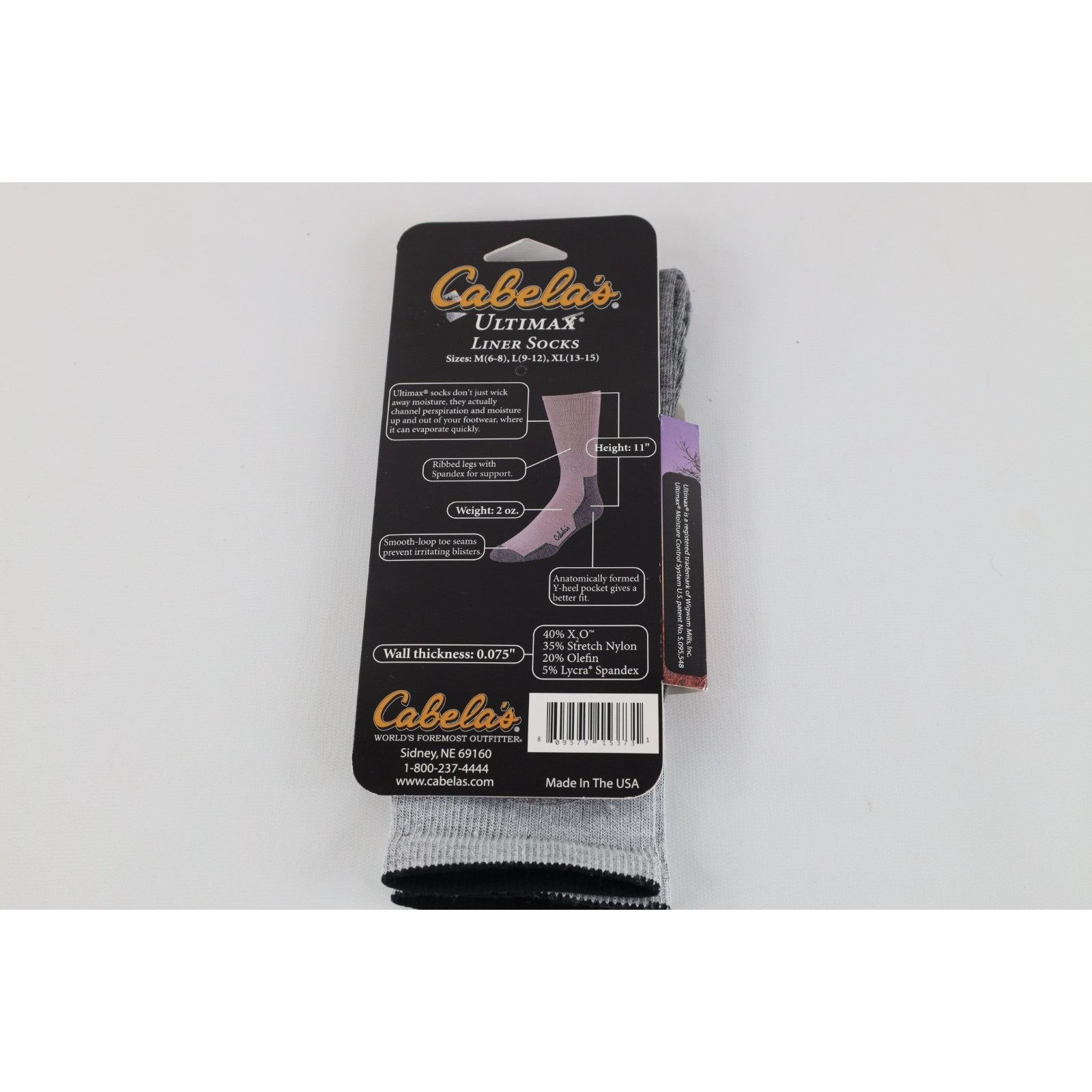 Cabelas Deadstock Vintage 90s Y2K Cabelas Ultimax Liner Boot Socks Size ONE SIZE - 6 Thumbnail