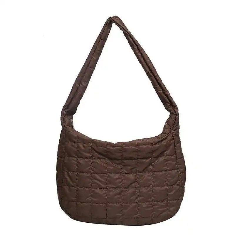 Vintage Luxurious Quilted Lattice Pattern Shoulder Bag Size ONE SIZE - 2 Thumbnail