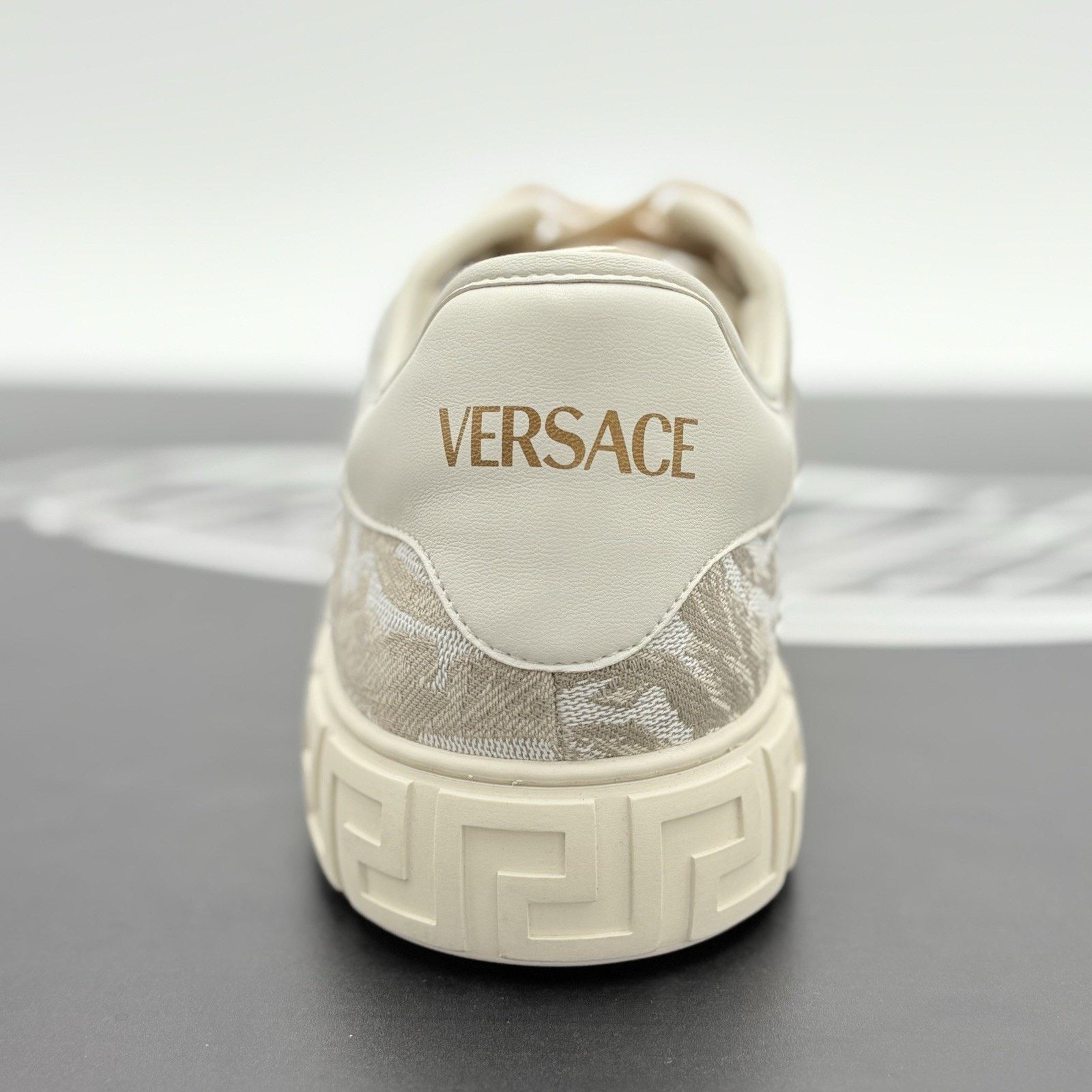 Versace Versace Barocco Greca Sneaker ' Beige Print ' | WORN ONCE! Size US 11 / EU 44 - 9 Thumbnail