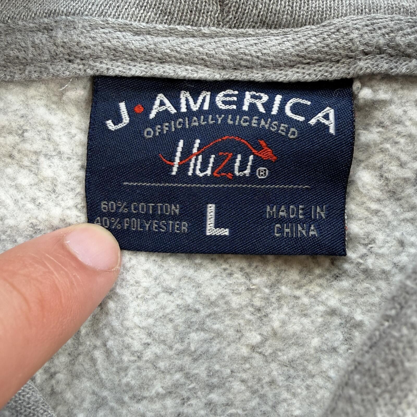 J. America J America Yuzu New England Hoodie Mens L Gray Sweatshirt Size US L / EU 52-54 / 3 - 4 Thumbnail