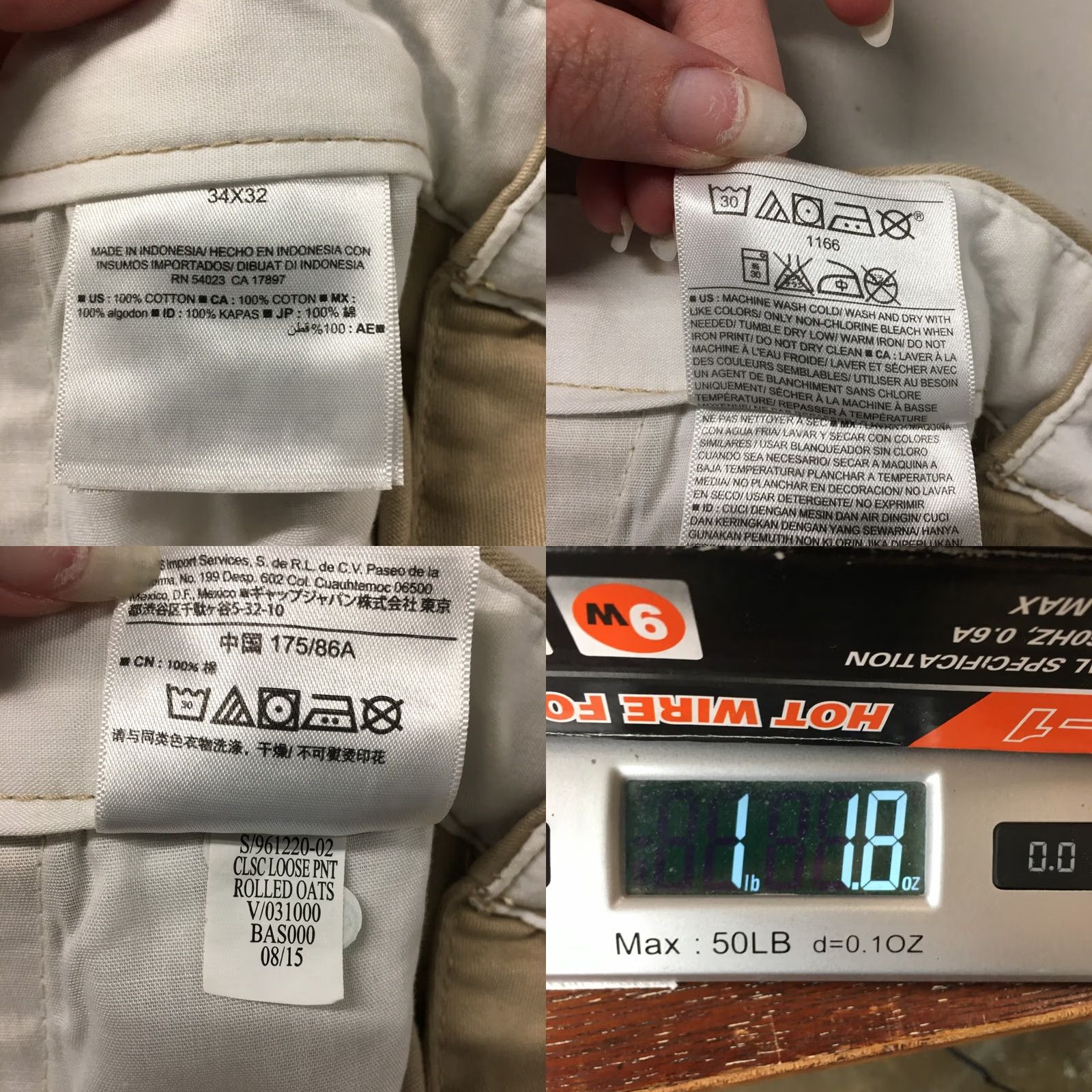 Old Navy Old Navy Chino Pants Mens 34x32 Beige Cotton High Rise Casual NEW Pants Mens Regular Beige Cotton Chino High Rise Casual NEW Size US 34 / EU 50 - 10 Thumbnail