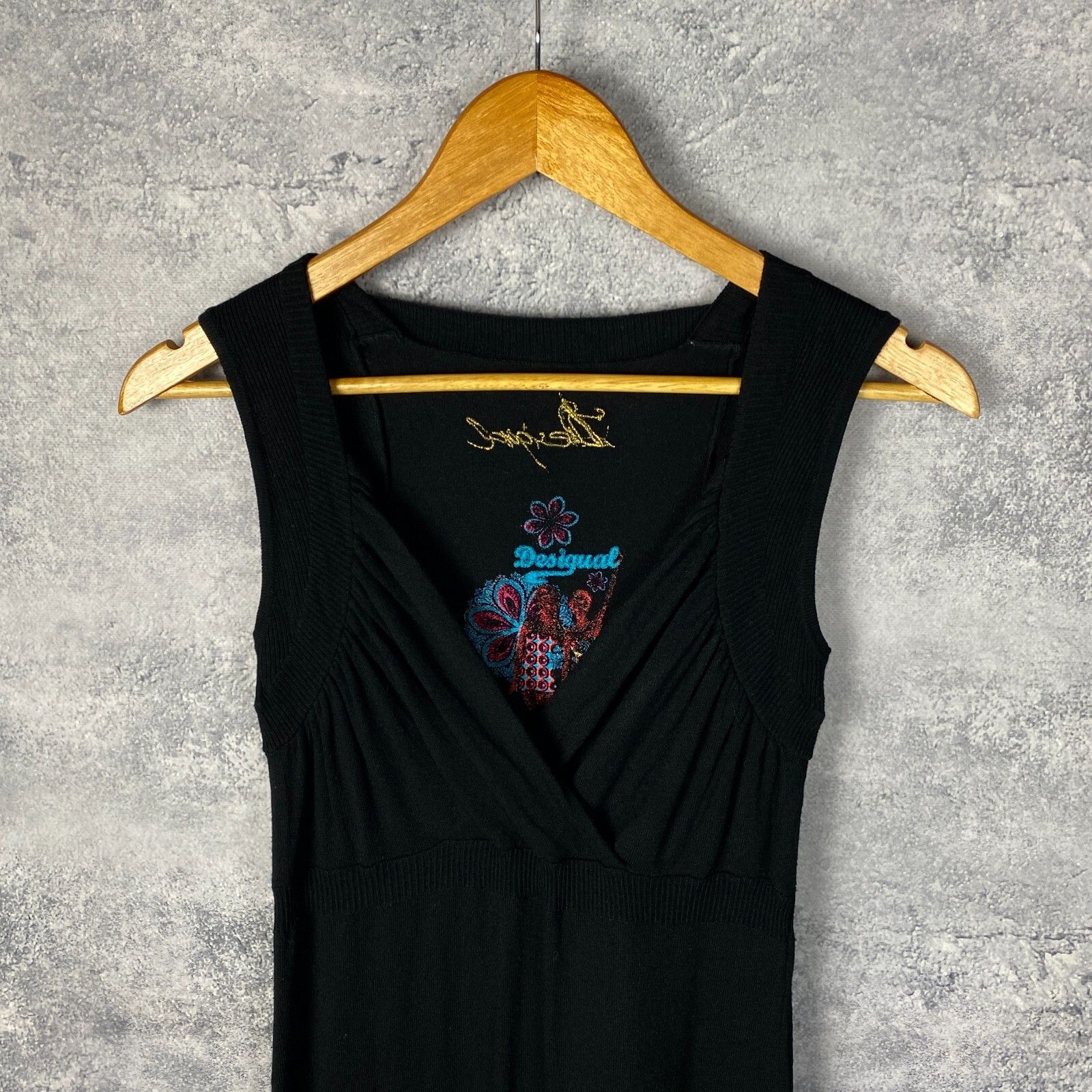 Desigual Desigual Dress Women's Size S Black L Sleeveless ` Size S / US 4 / IT 40 - 2 Thumbnail