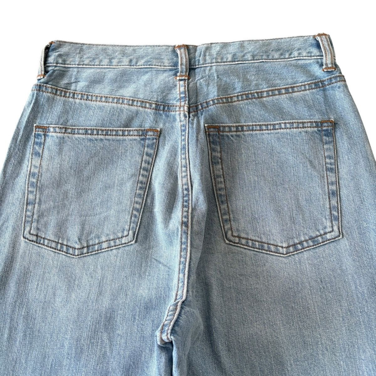 GU Vintage Japanese GU Custom Patchwork Loose Jeans Size US 29 - 4 Thumbnail