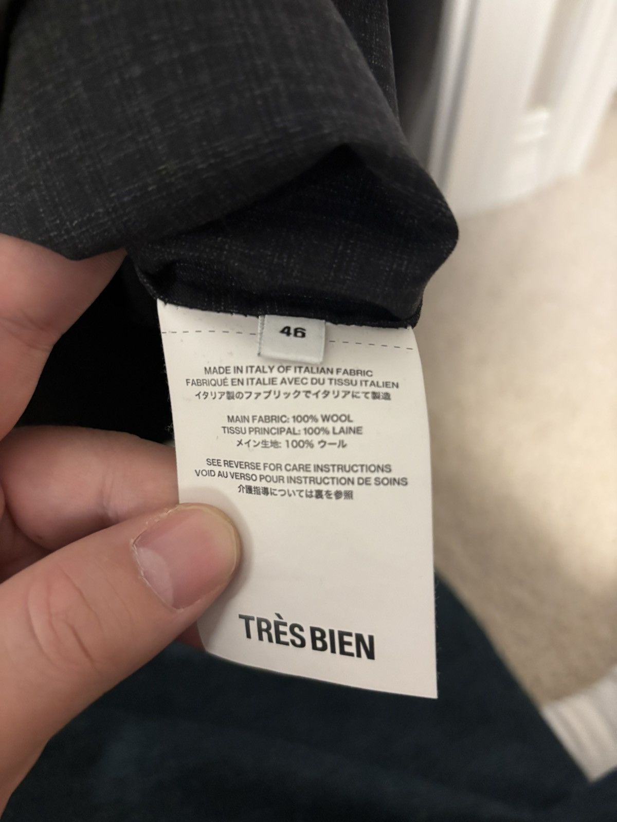 Tres Bien Tres Bien Everywear Wool Zip Shirt Size US M / EU 48-50 / 2 - 5 Thumbnail