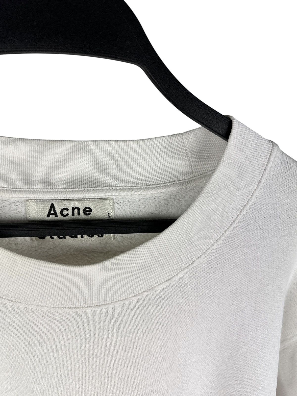 Acne Studios Acne Studios Bird Z Fleece PSS14 Cropped Crewneck Sweatshirt Size S / US 4 / IT 40 - 4 Thumbnail