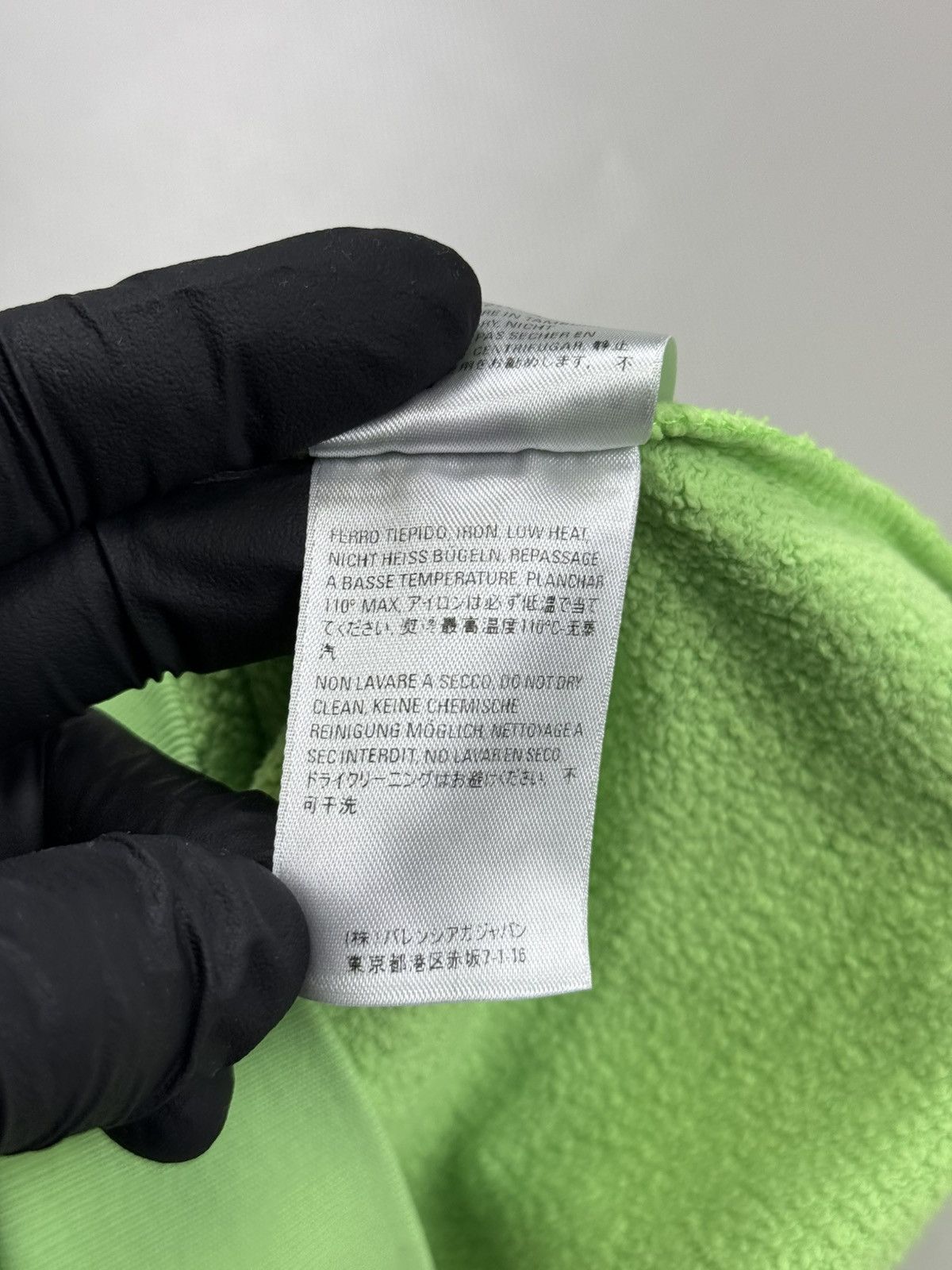Balenciaga Balenciaga Kids Acid Green Hoodie Size 10 Size XS / US 0-2 / IT 36-38 - 22 Thumbnail