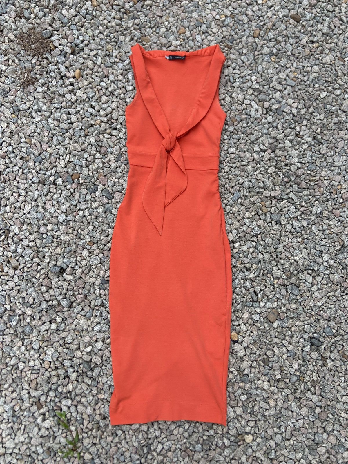 Dsquared2 Dsquared2 pencil dress knee length and a tie-front neckline Size S / US 4 / IT 40 - 1 Thumbnail