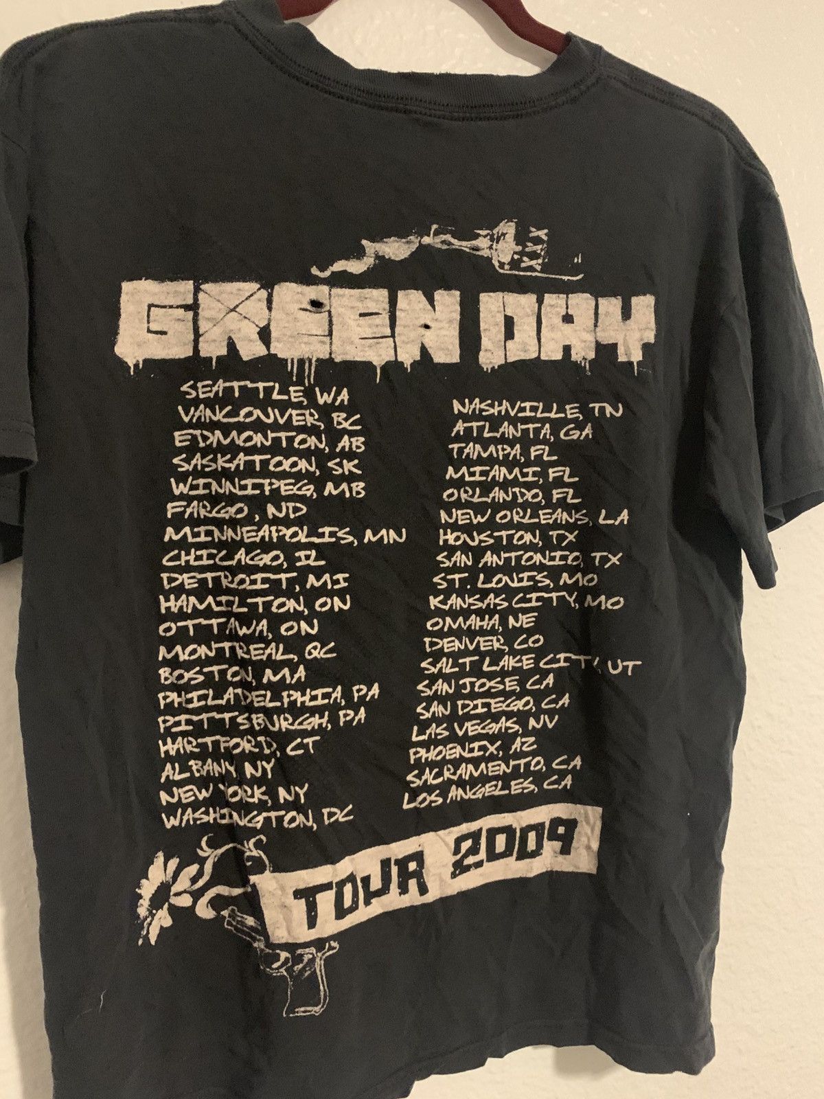 Vintage Green Day 2008 Tour Shirt Size US S / EU 44-46 / 1 - 3 Thumbnail