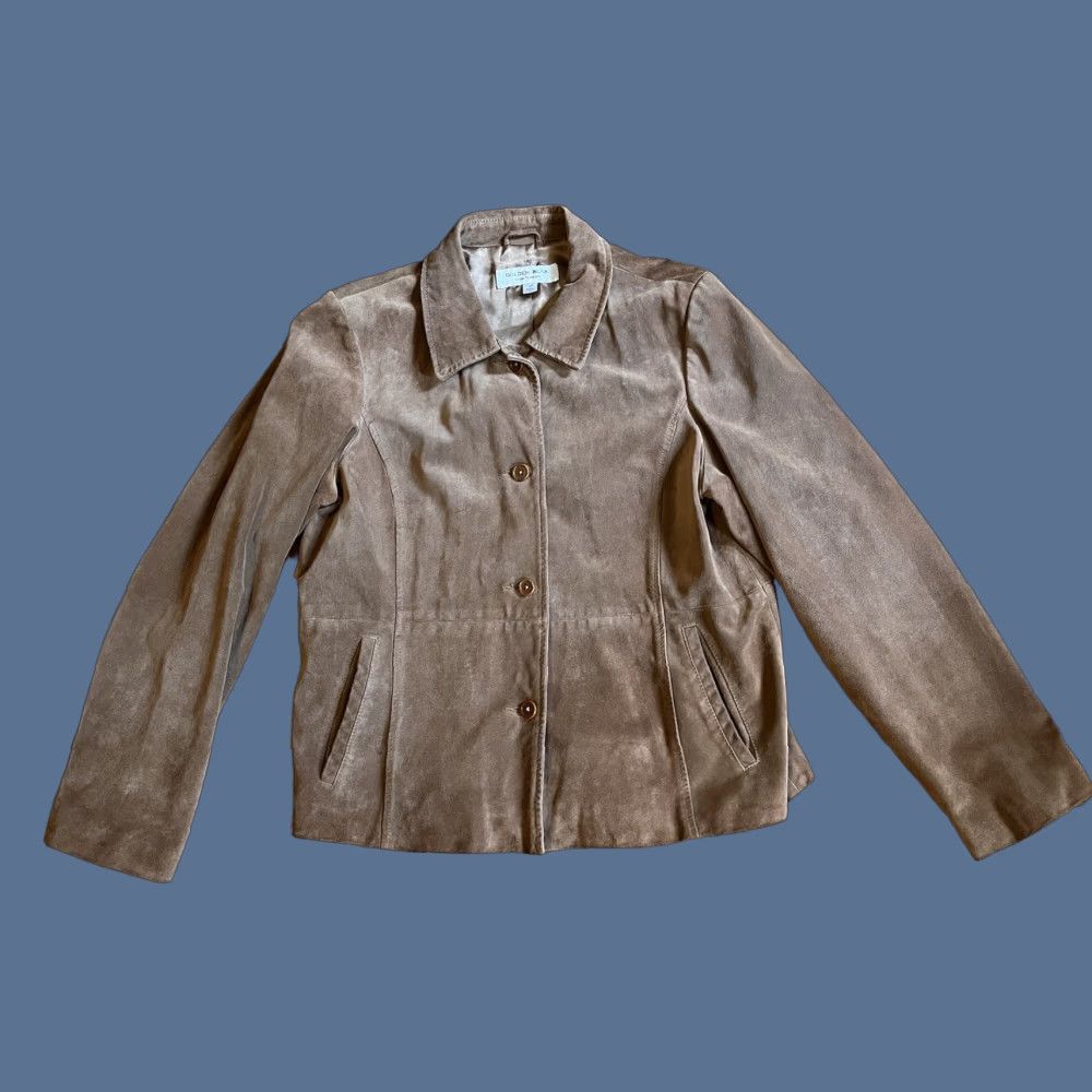 Golden Bear VINTAGE Golden Bear Sportswear Suede Jacket Women’s Large Brown Size L / US 10 / IT 46 - 1 Thumbnail