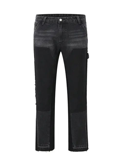 VIBE fade carpenter distressed flare jeans Size US 32 / EU 48 - 2 Thumbnail