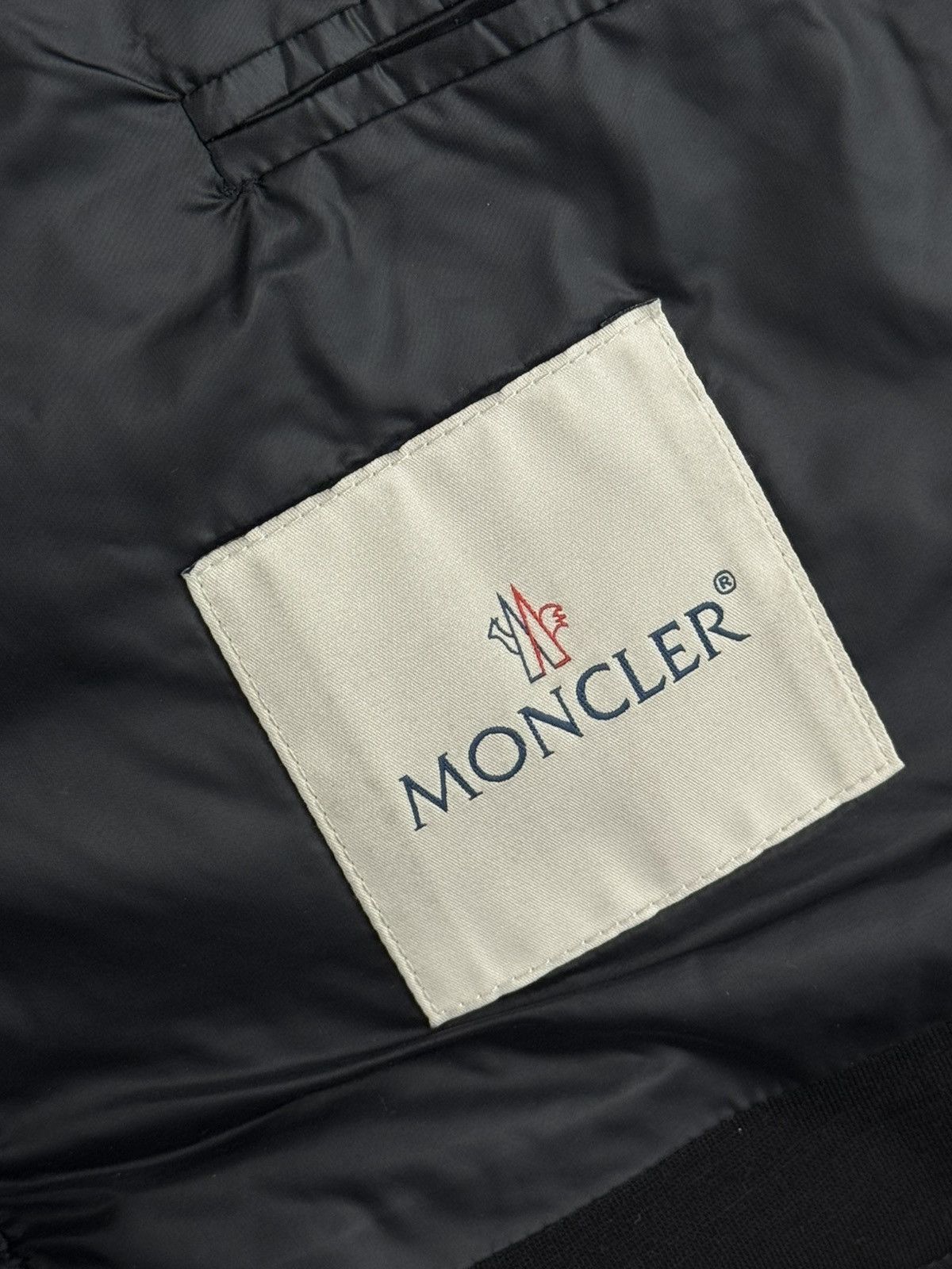 Moncler Moncler DIND Black Down Quilted Wool Cashmere Blazer Jacket Size US XL / EU 56 / 4 - 12 Thumbnail