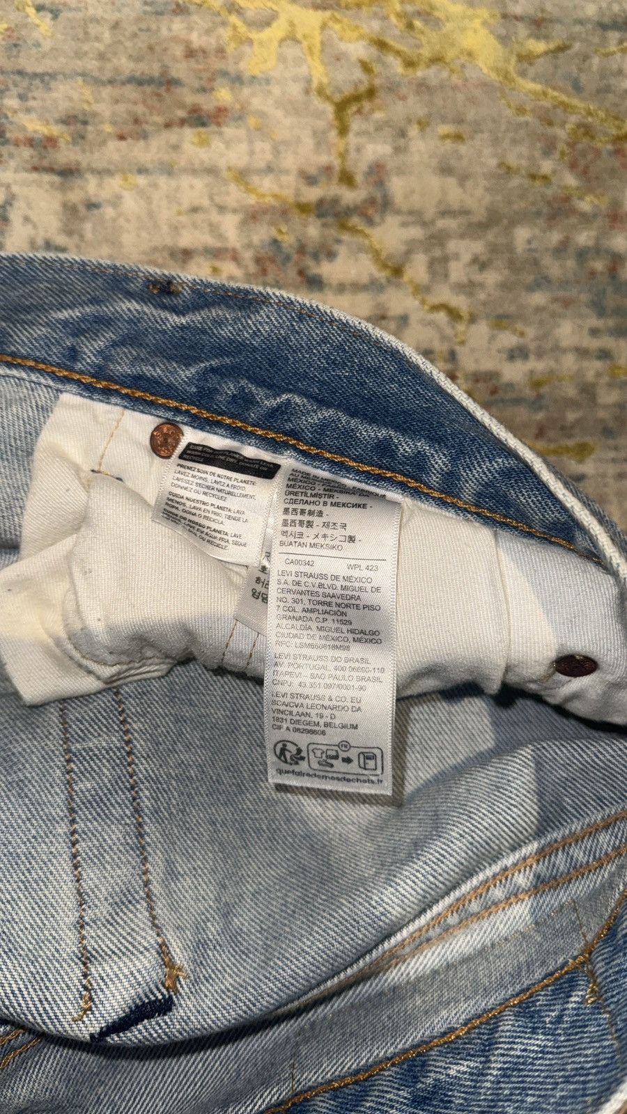 DENIM TEARS Denim Tears The Cotton Wreath Jeans Size US 34 / EU 50 - 4 Thumbnail