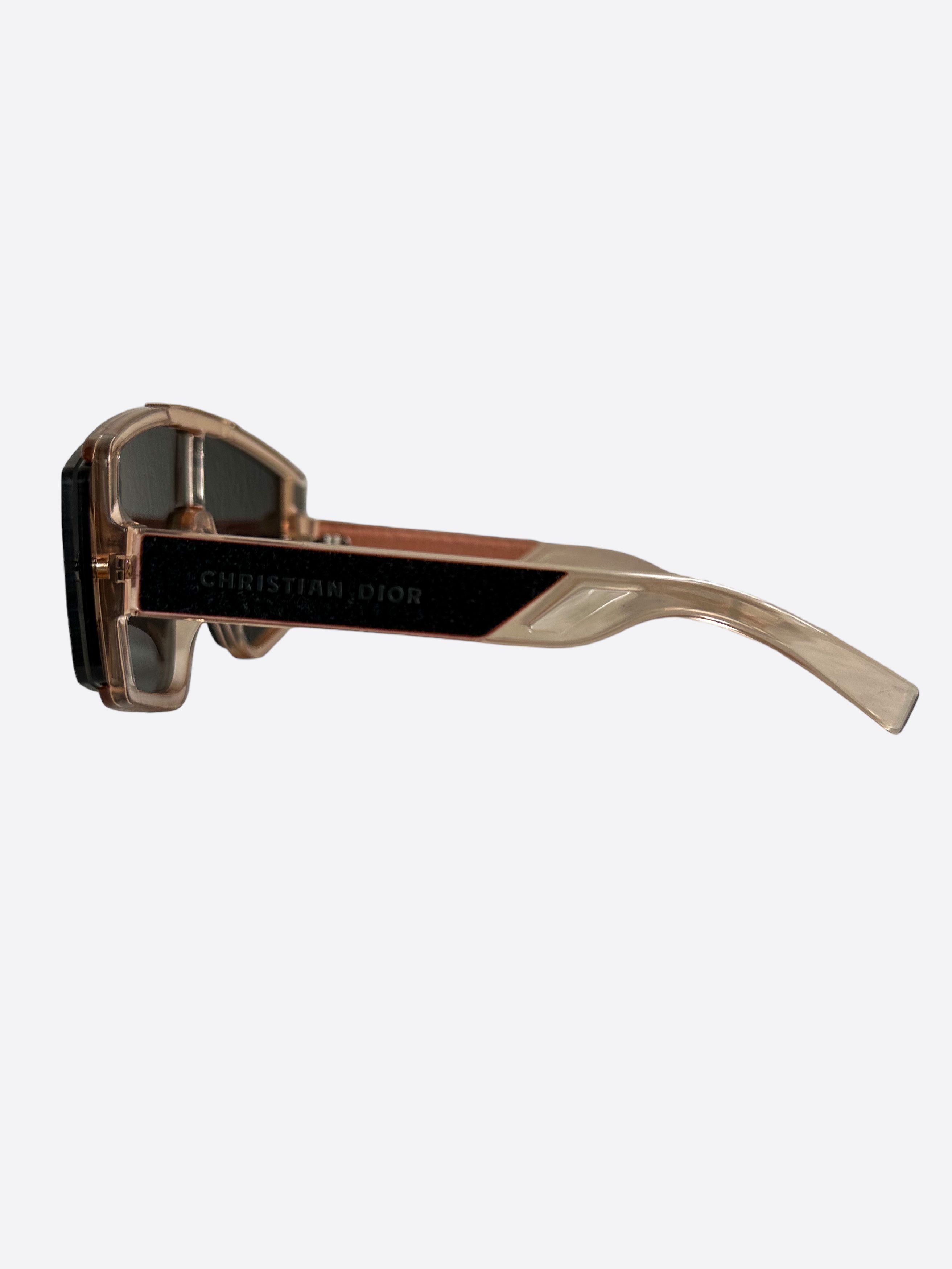 Dior Dior Shiny Pink Oblique Mask Sunglasses Size ONE SIZE - 6 Thumbnail