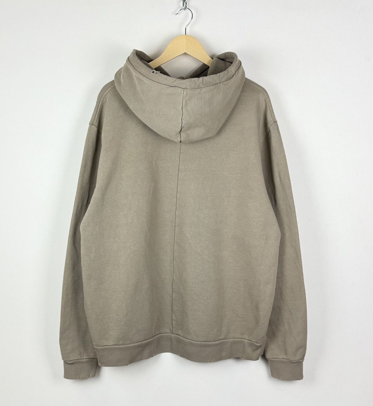 Allsaints Allsaints Nico Oth Hoodie Beige Pullover Top Long Sleeve Size US XL / EU 56 / 4 - 12 Thumbnail