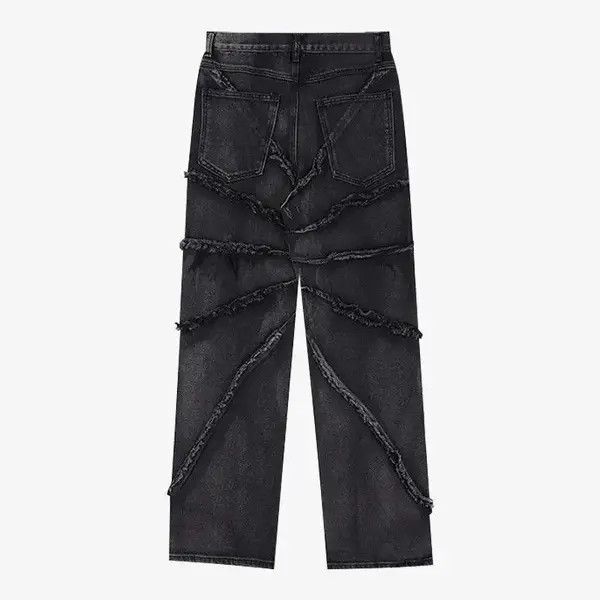 VIBE Opium Stacked Embroidered Denim Jeans Size US 30 / EU 46 - 7 Thumbnail