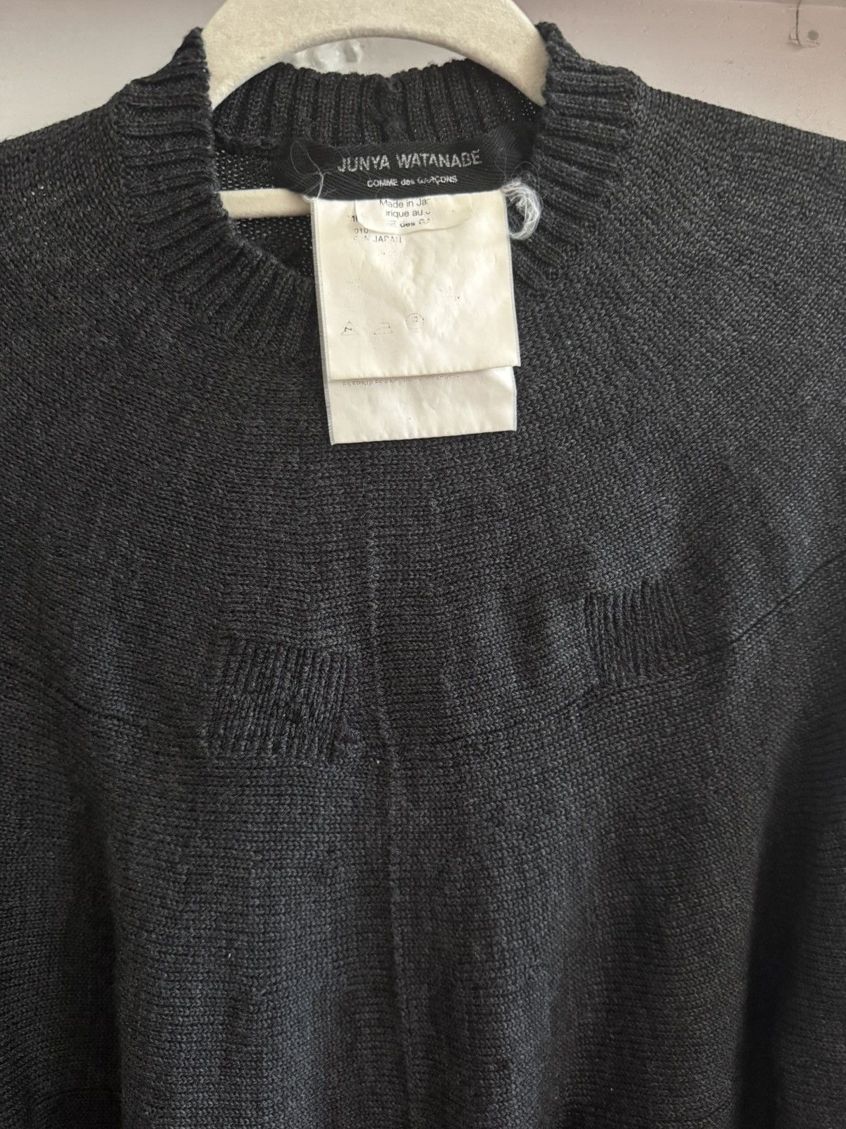 Junya Watanabe Junya Watanabe CDG AD2004 Connected Sleeve Wool Knit Sweater Size US S / EU 44-46 / 1 - 8 Thumbnail