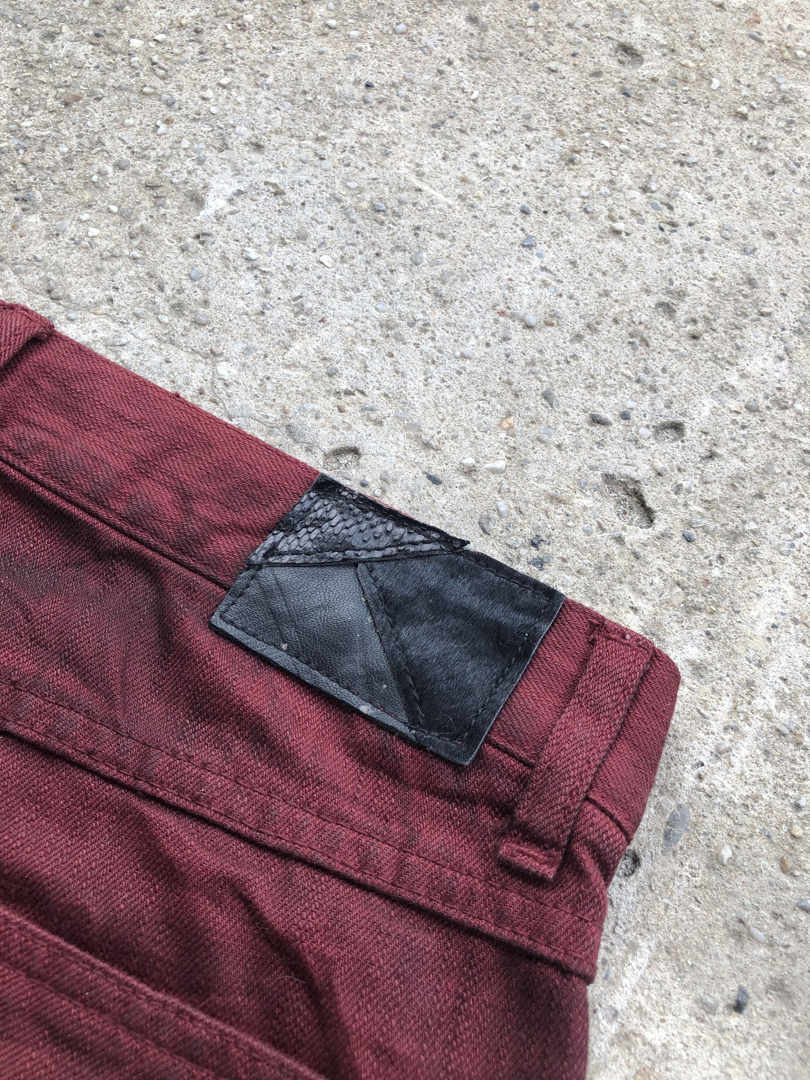 GOSTAR DE FUGA × If Six Was Nine × Le Grande Bleu (L.G.B.) Gostar de fuga Red Clawmark flared denim Size US 30 / EU 46 - 8 Thumbnail
