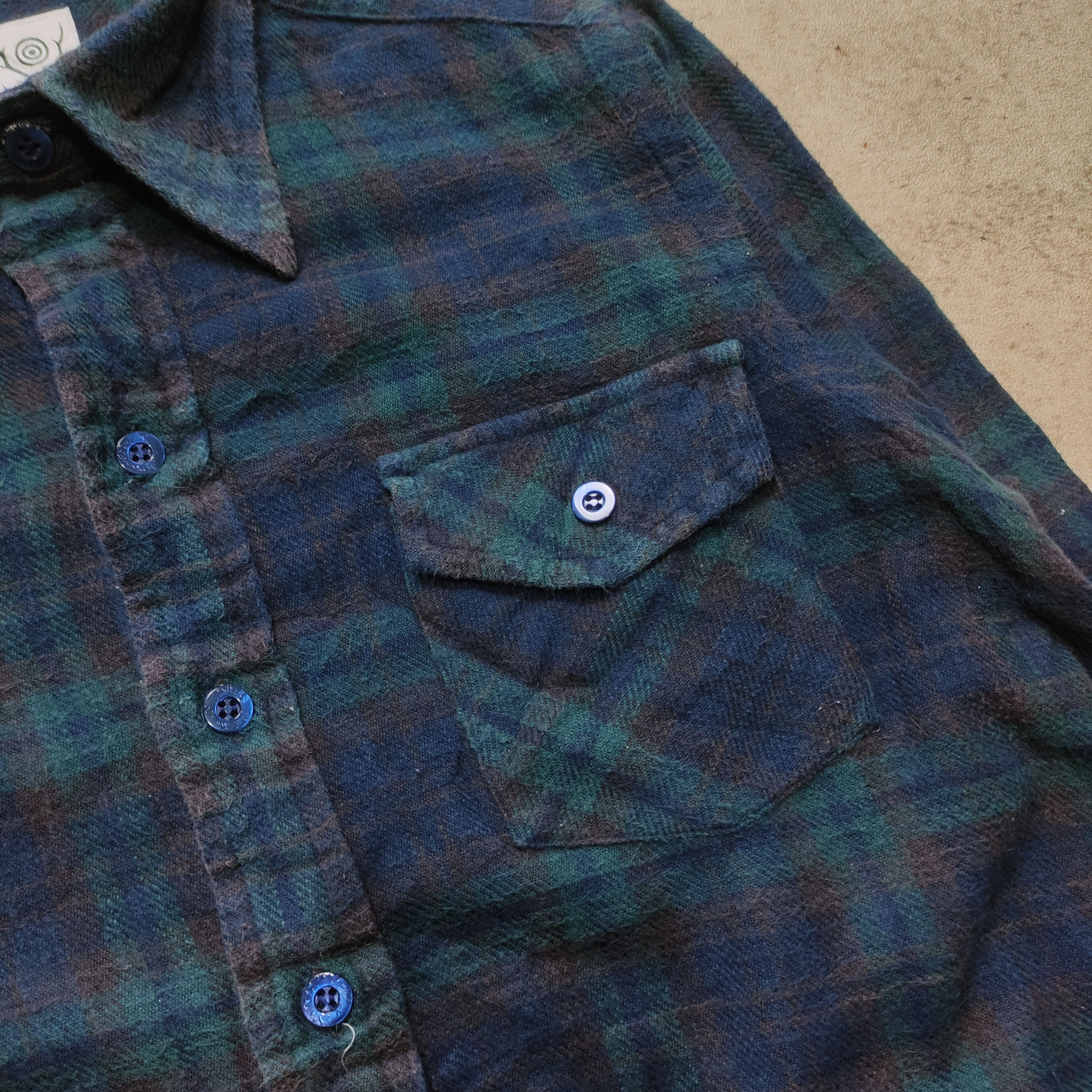 South2 West8 South2 West8 Flannel Shirt by Nepenthes Size US S / EU 44-46 / 1 - 6 Thumbnail