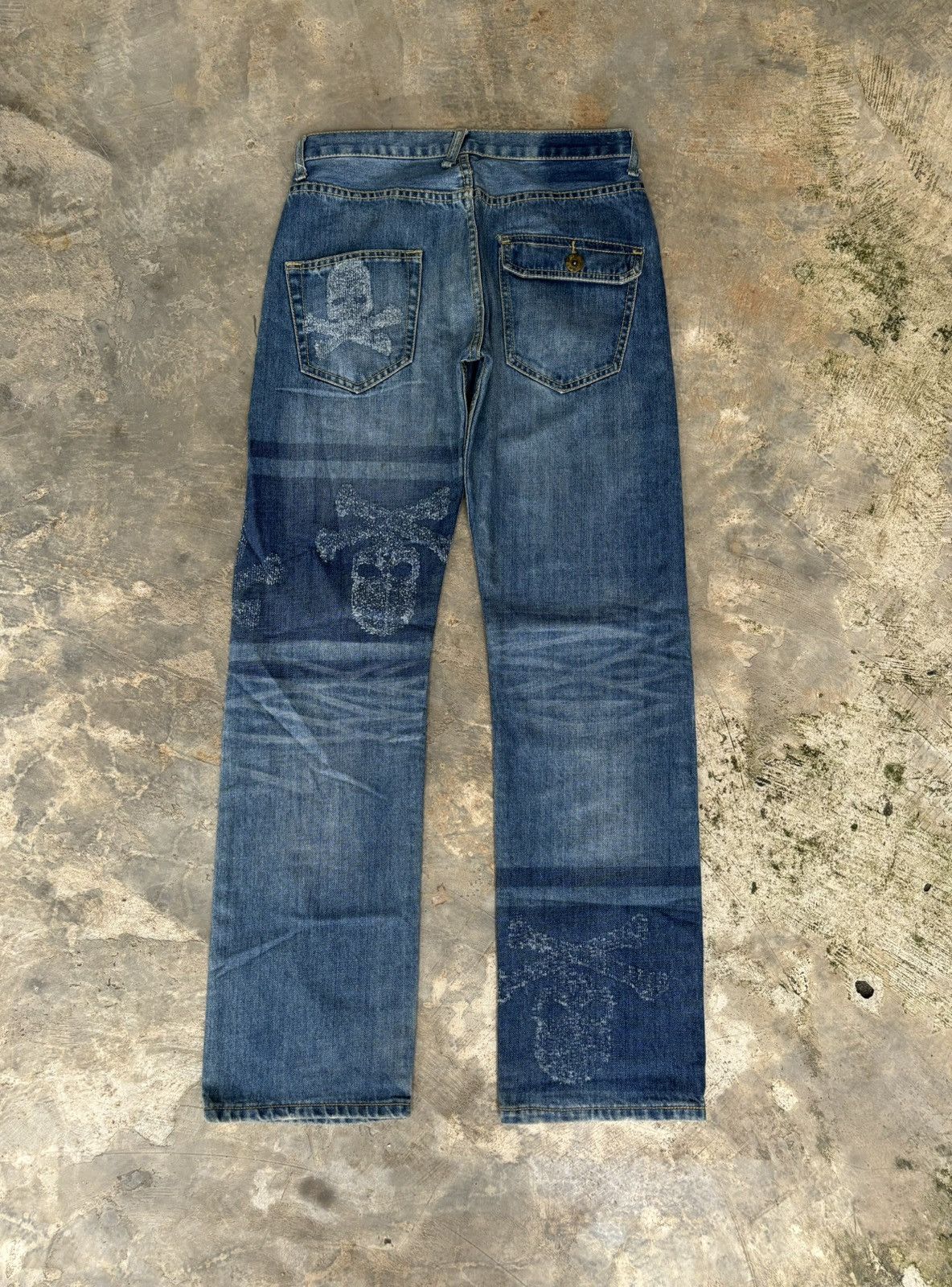 Hysteric Glamour × Japanese Brand Japanese Skull Ifsixwasnine Lgb Punk Style Jeans Size US 30 / EU 46 - 2 Thumbnail